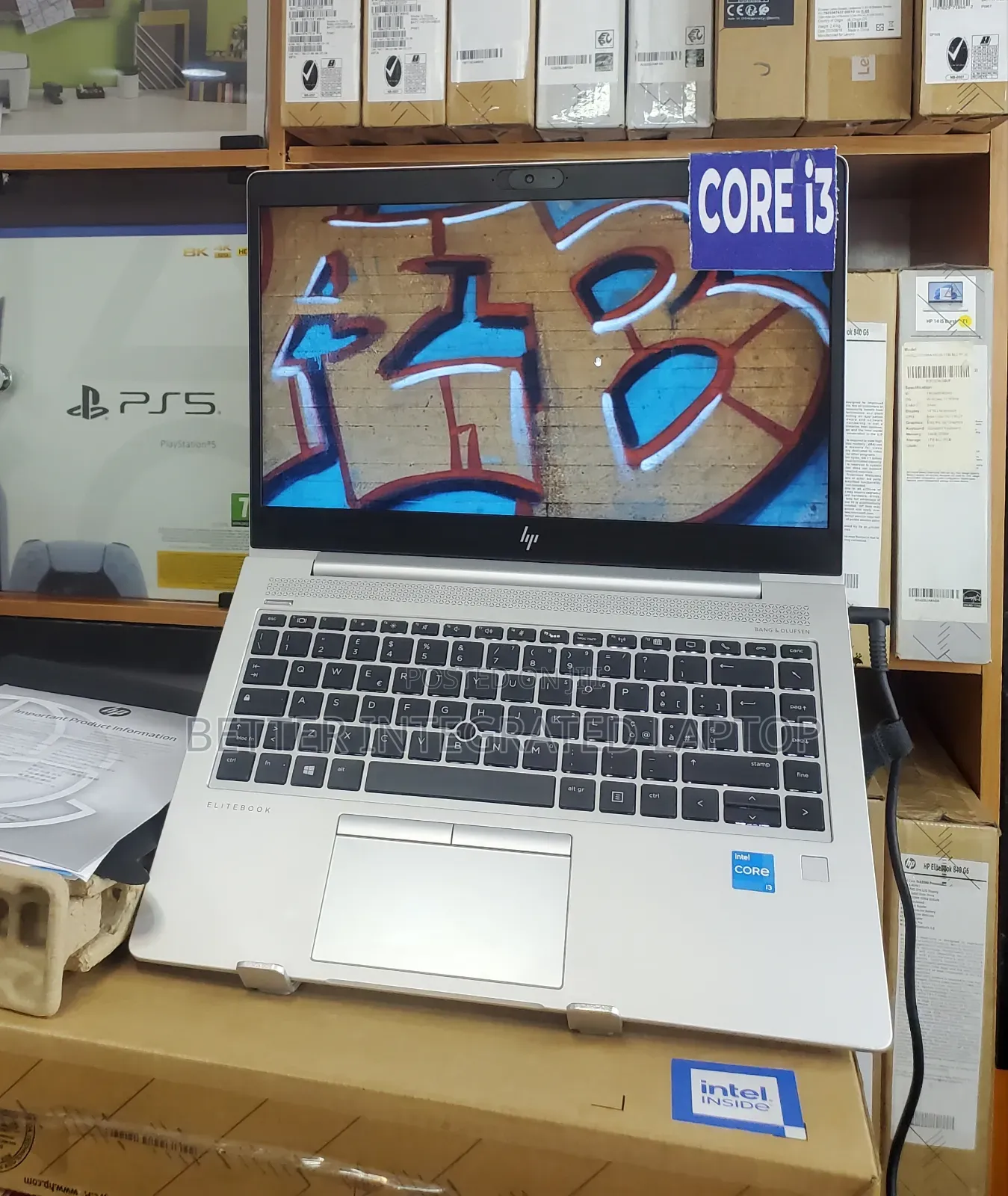 New Laptop HP EliteBook 735 G6 8GB Intel Core i3 SSD 256GB