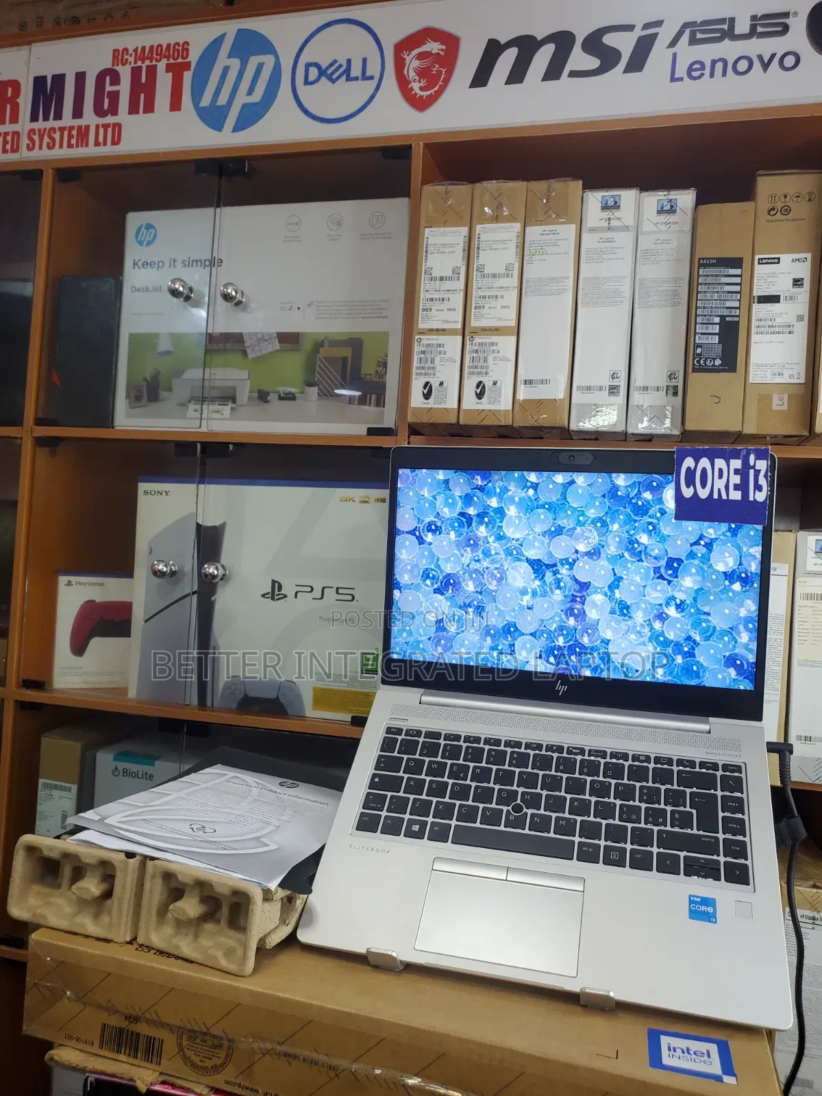 New Laptop HP EliteBook 735 G6 12GB Intel Core i3 SSD 256GB