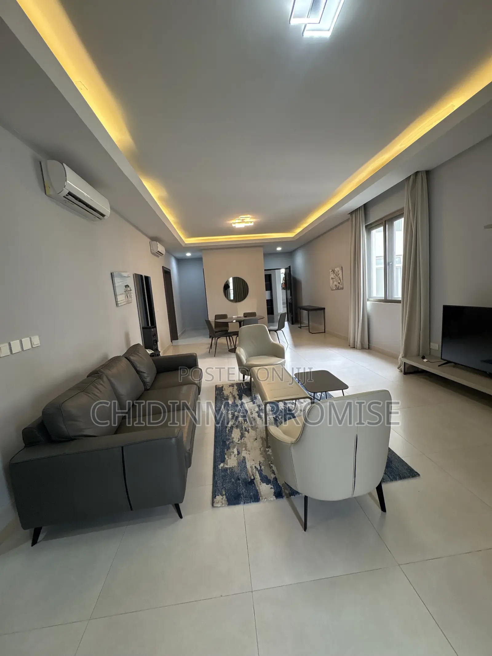 Furnished 2bdrm Block of Flats in Jabi for rent