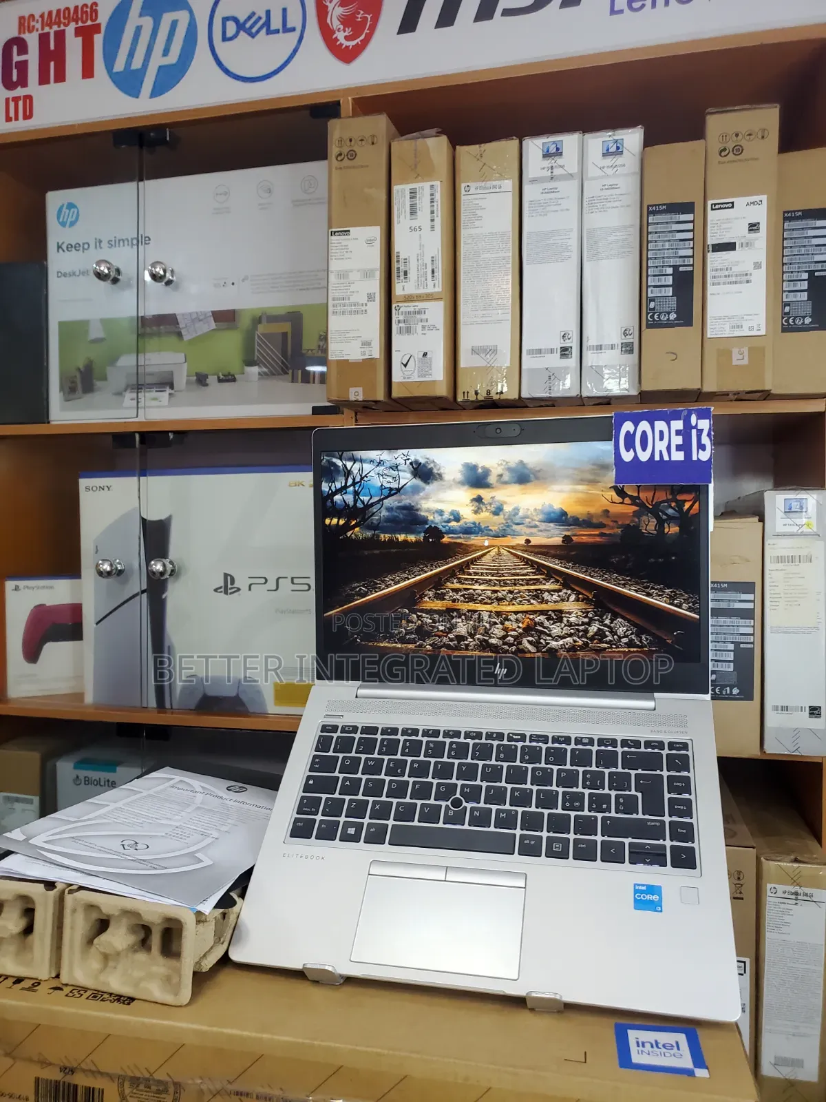New Laptop HP EliteBook 735 G6 4GB Intel Core i3 SSD 512GB
