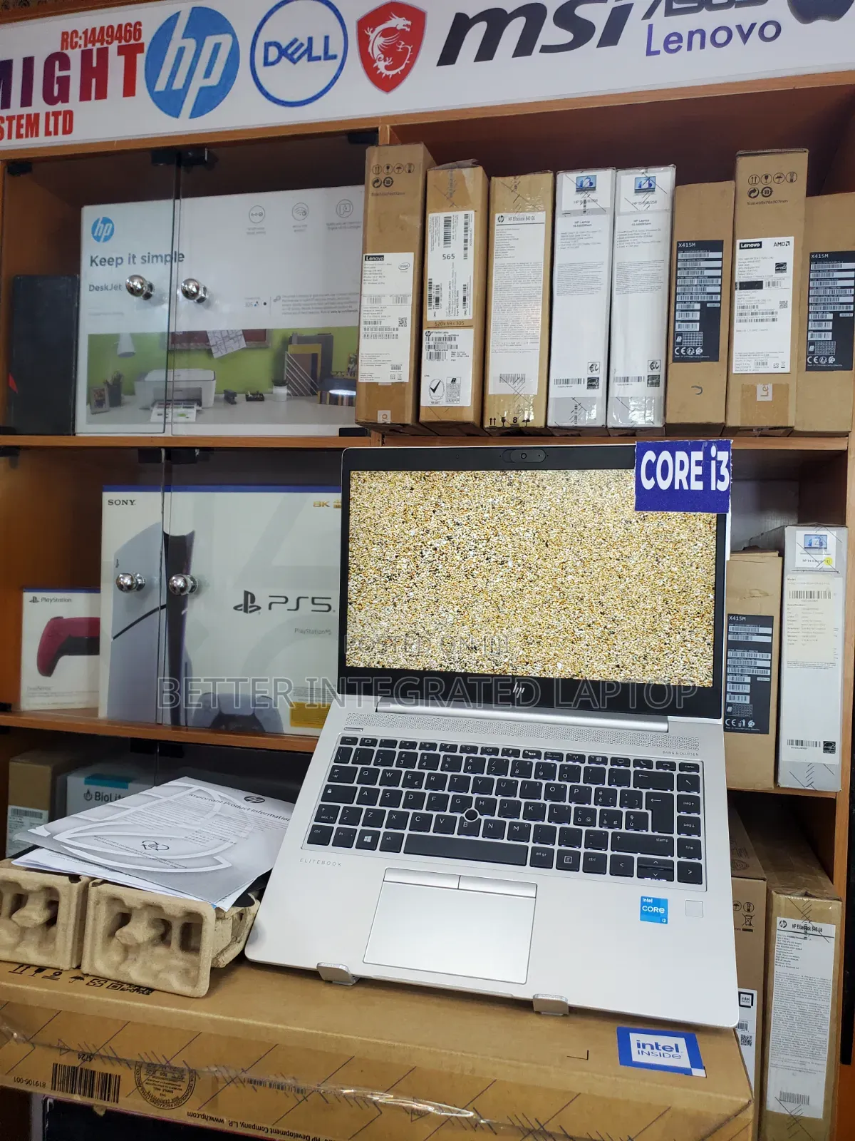 New Laptop HP EliteBook 735 G6 8GB Intel Core i3 SSD 512GB