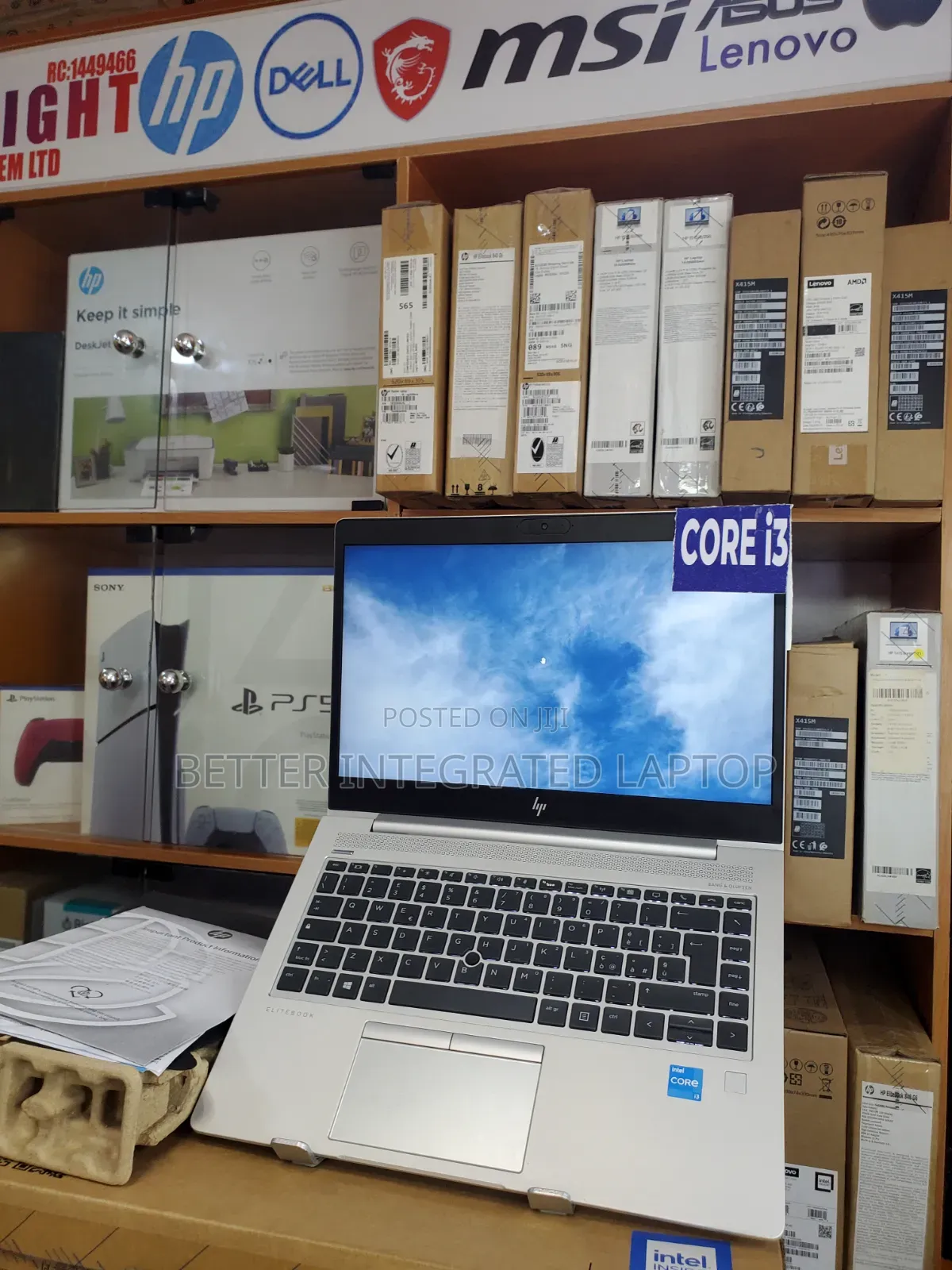 New Laptop HP EliteBook 740 G1 4GB Intel Core i3 SSD 256GB