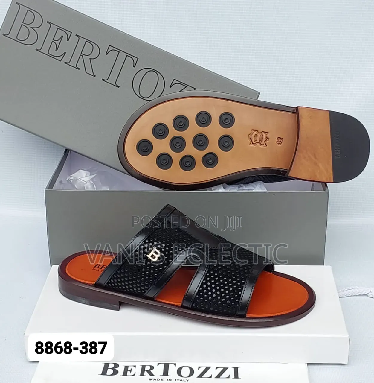 Italian Bertozzi Luxury Men's Sandals