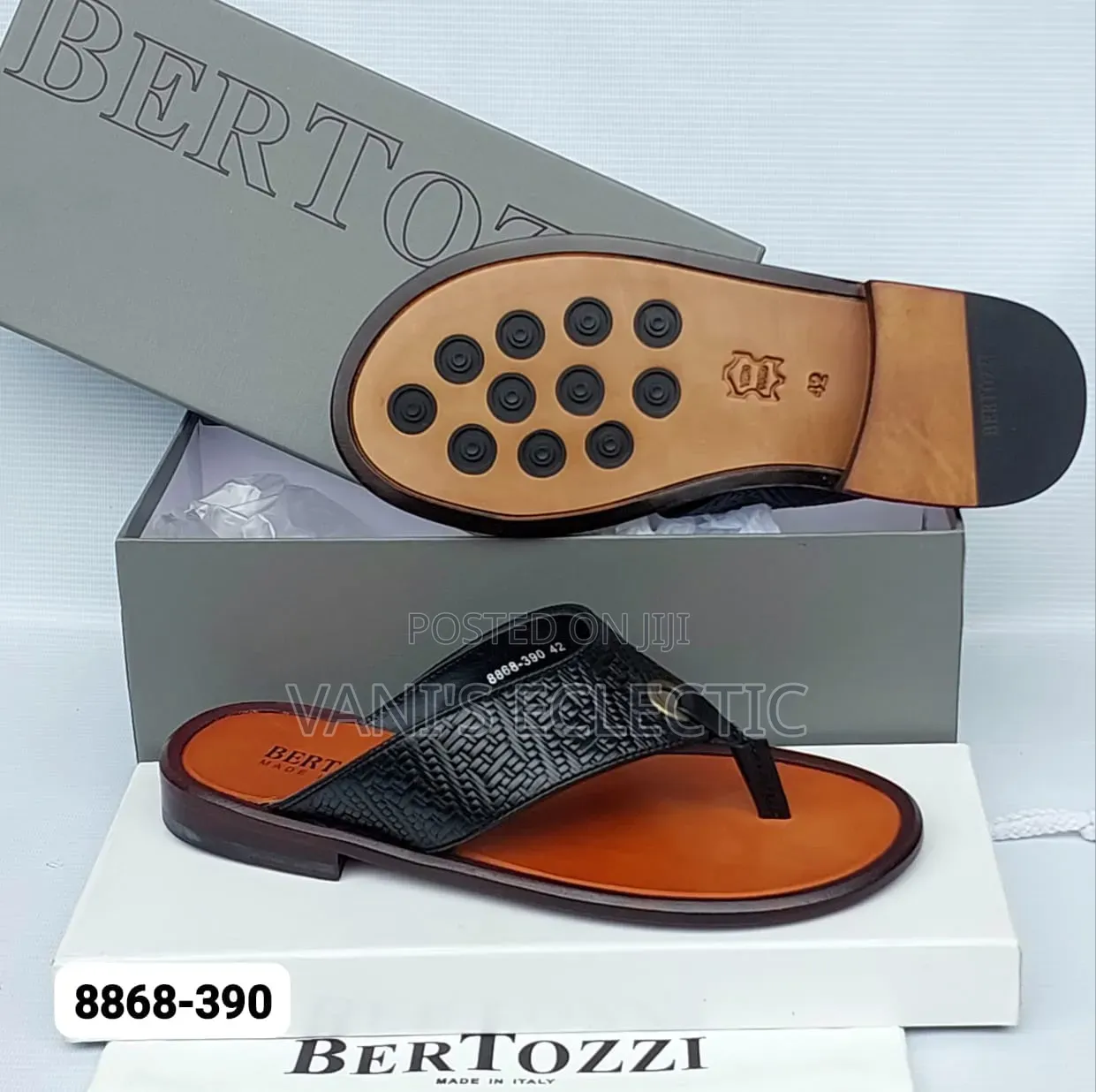 Italian Bertozzi Luxury Men's Sandals