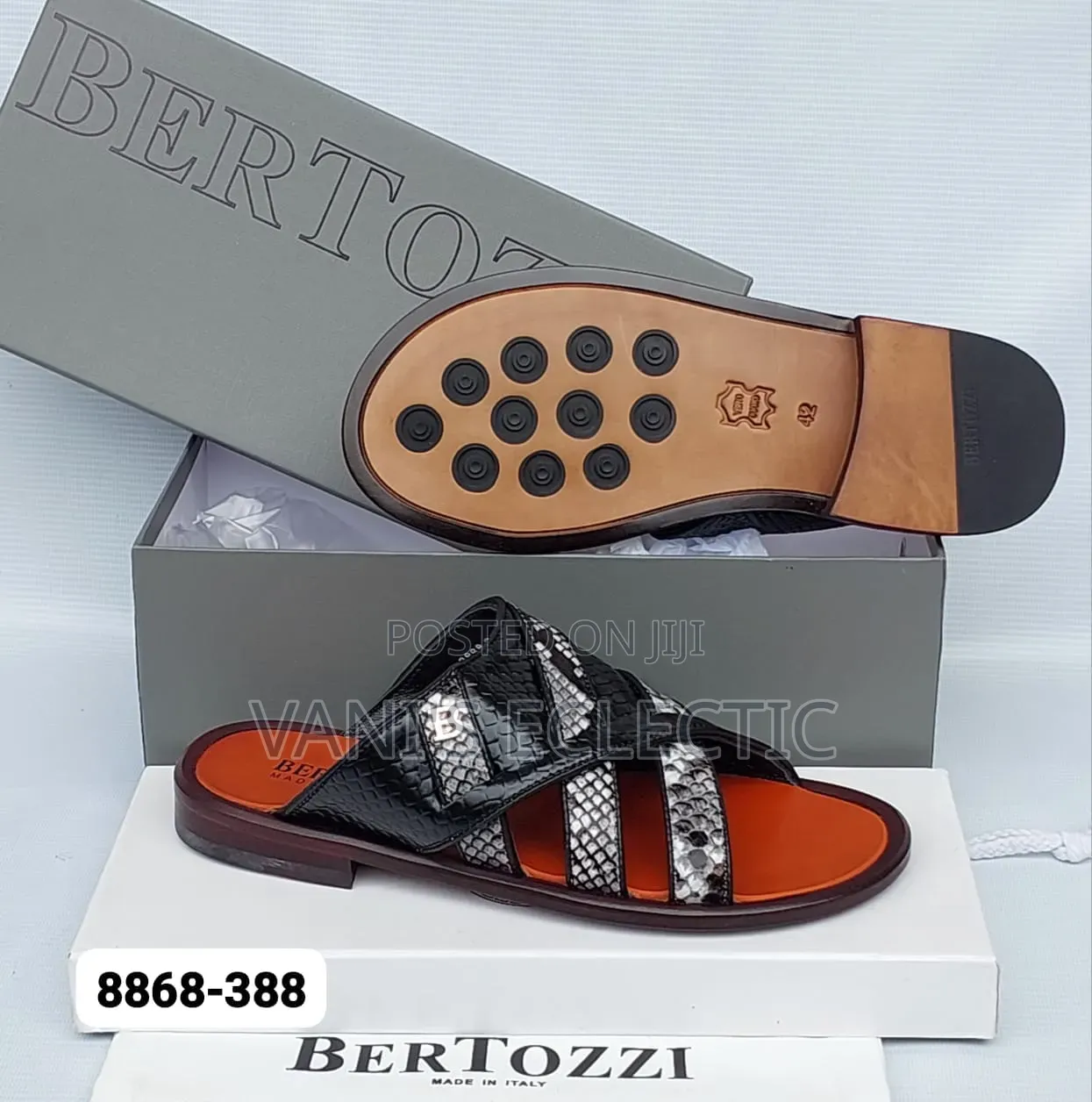 Italian Bertozzi Luxury Men's Sandals
