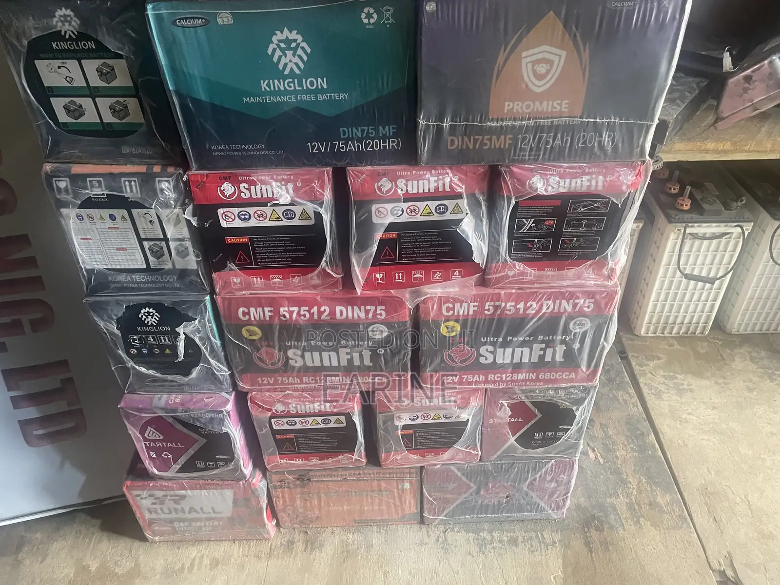 Orginal Korea Car Battery
