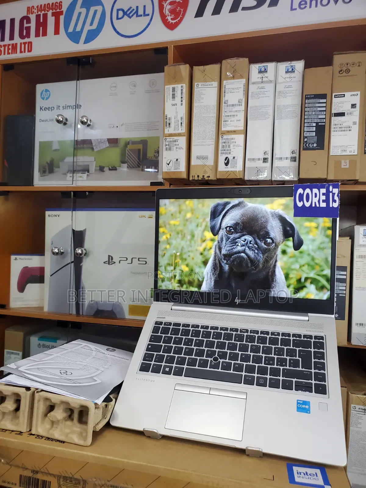New Laptop HP EliteBook 740 G1 8GB Intel Core i3 SSD 512GB