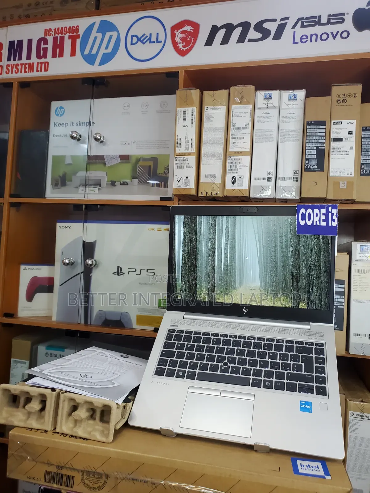 New Laptop HP EliteBook 740 G1 8GB Intel Core i3 SSD 512GB