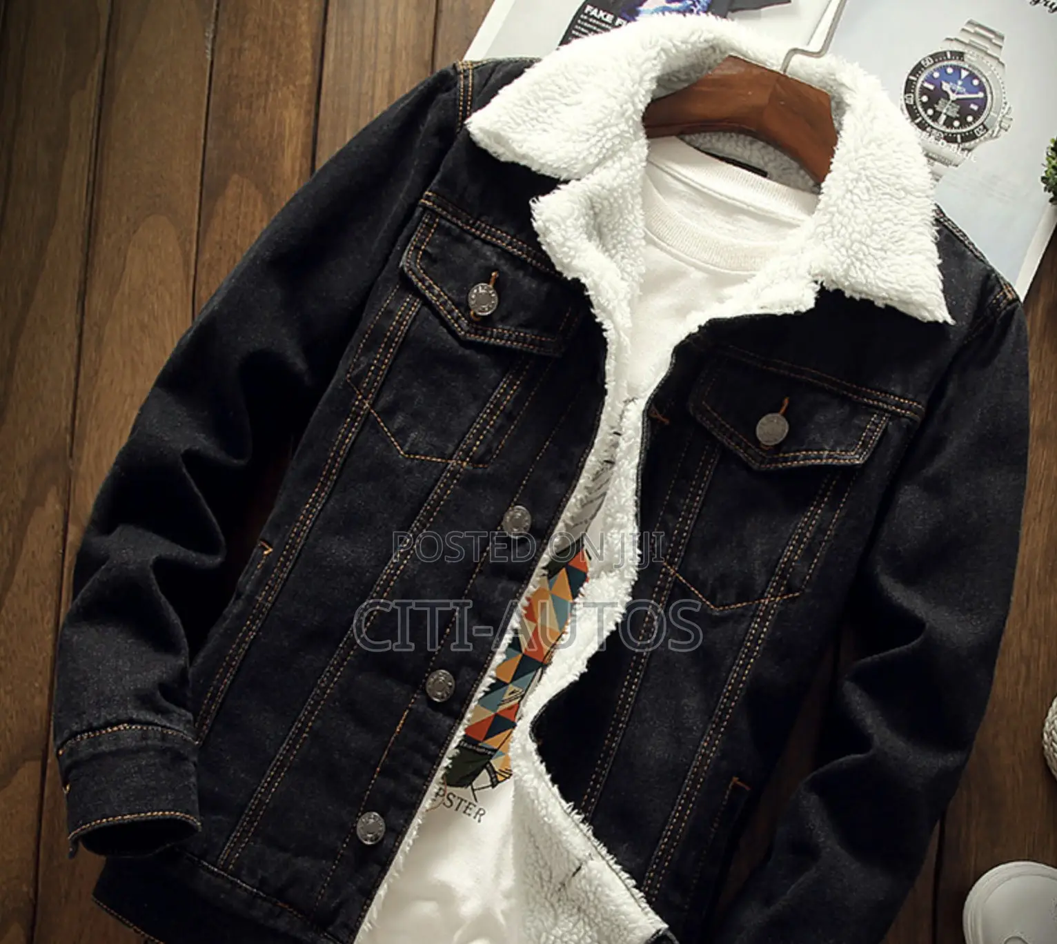 Denim Jeans Jacket Winter Jacket - Deluxe Edition