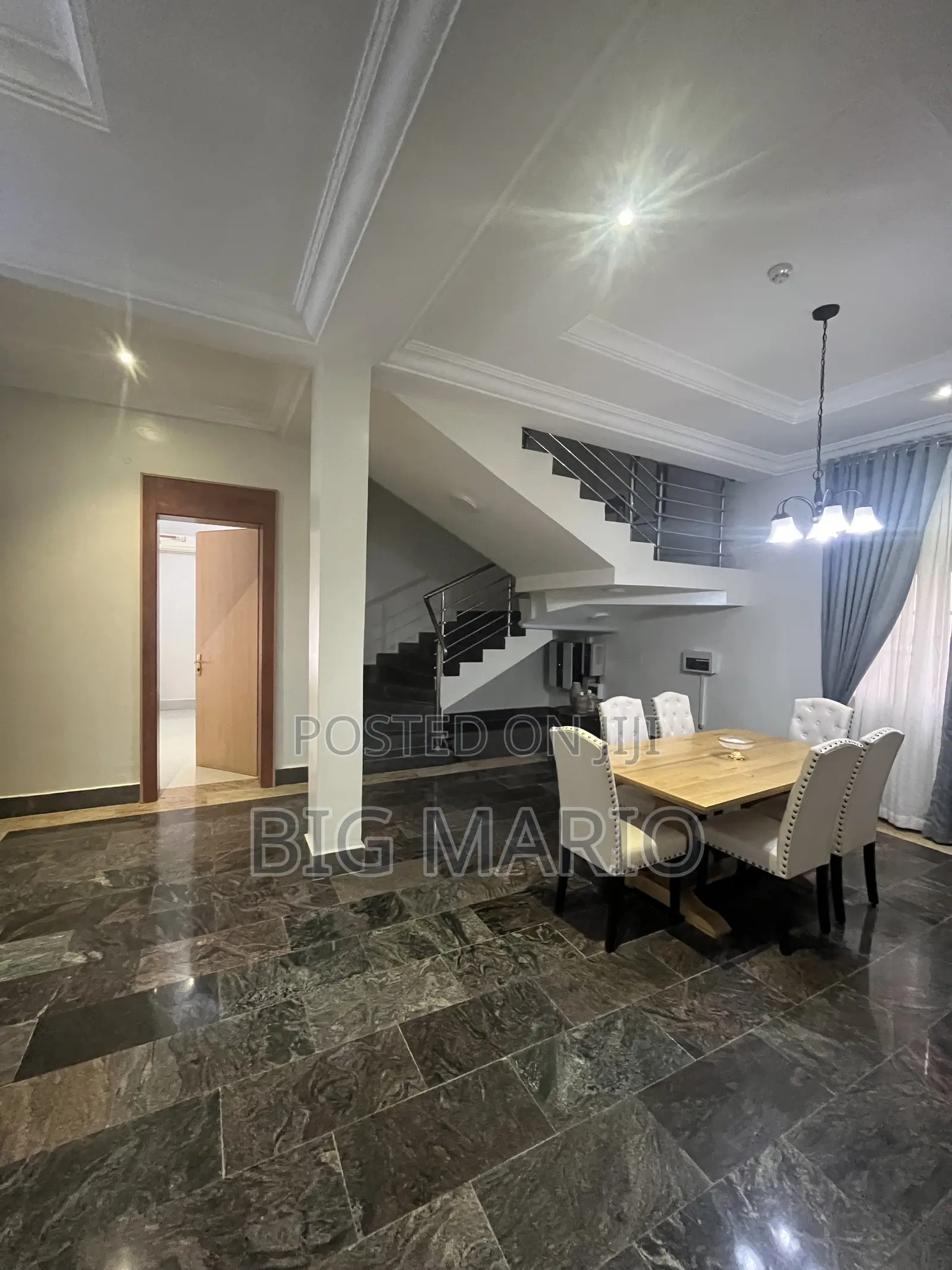 Furnished 4bdrm Duplex in Guzape Main for rent