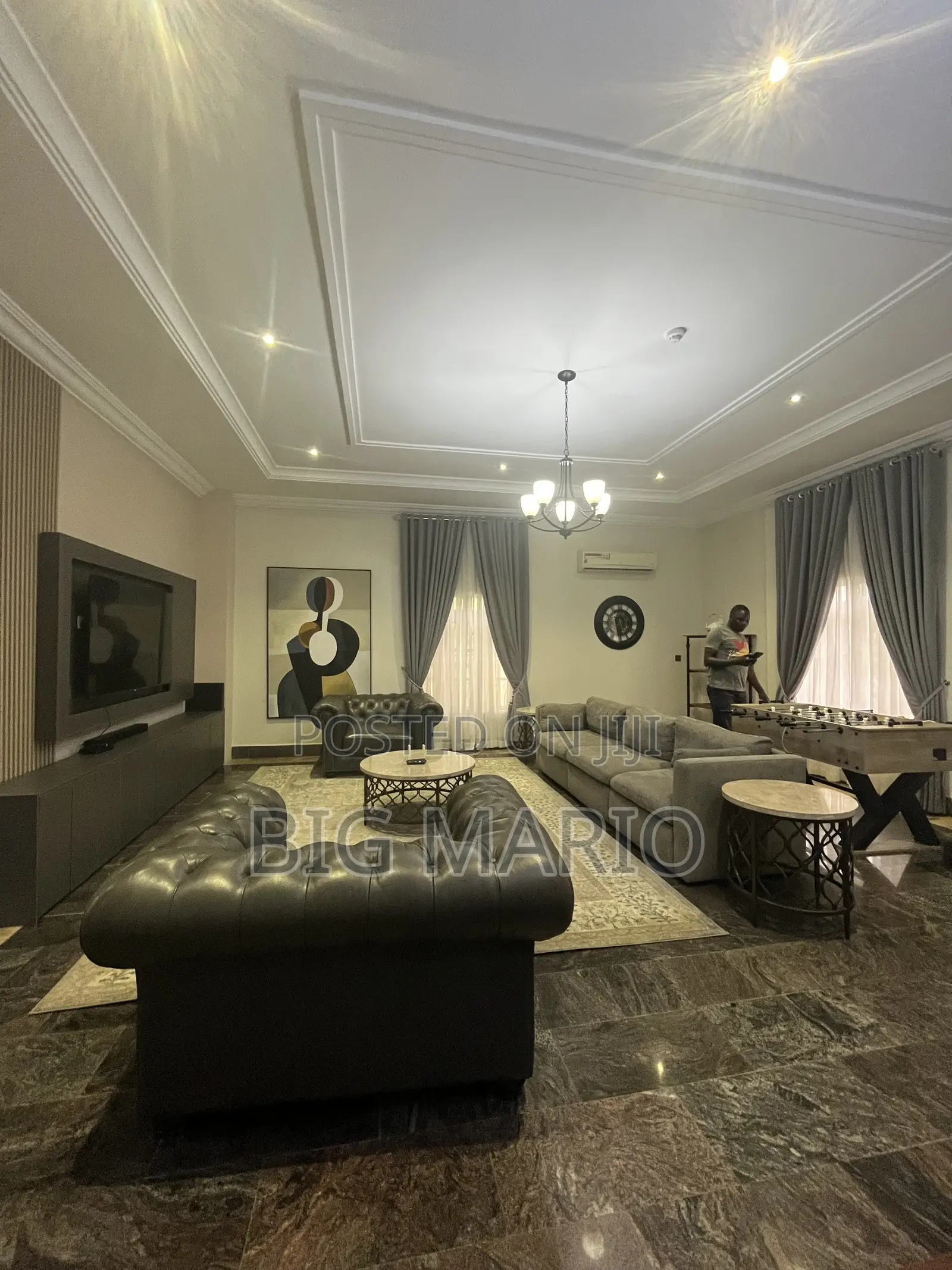 Furnished 4bdrm Duplex in Guzape Main for rent
