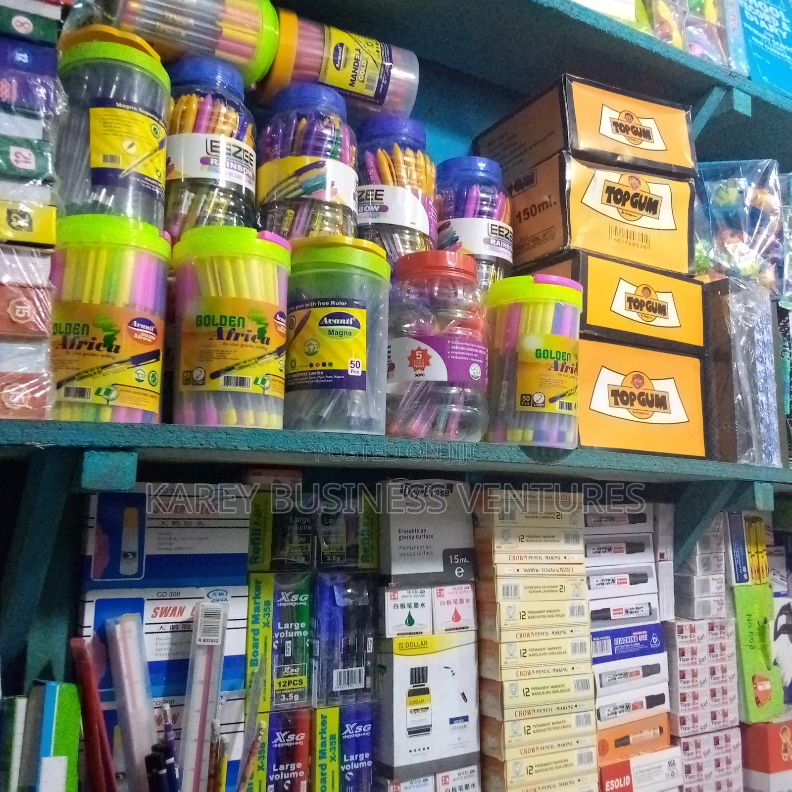 Stationery of Different Products i.e Pencils,Mathset,biro,eraser,