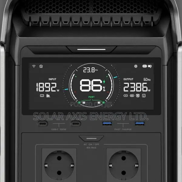 EcoFlow DELTA Pro 3 4000W Solar Generator – 4kWh