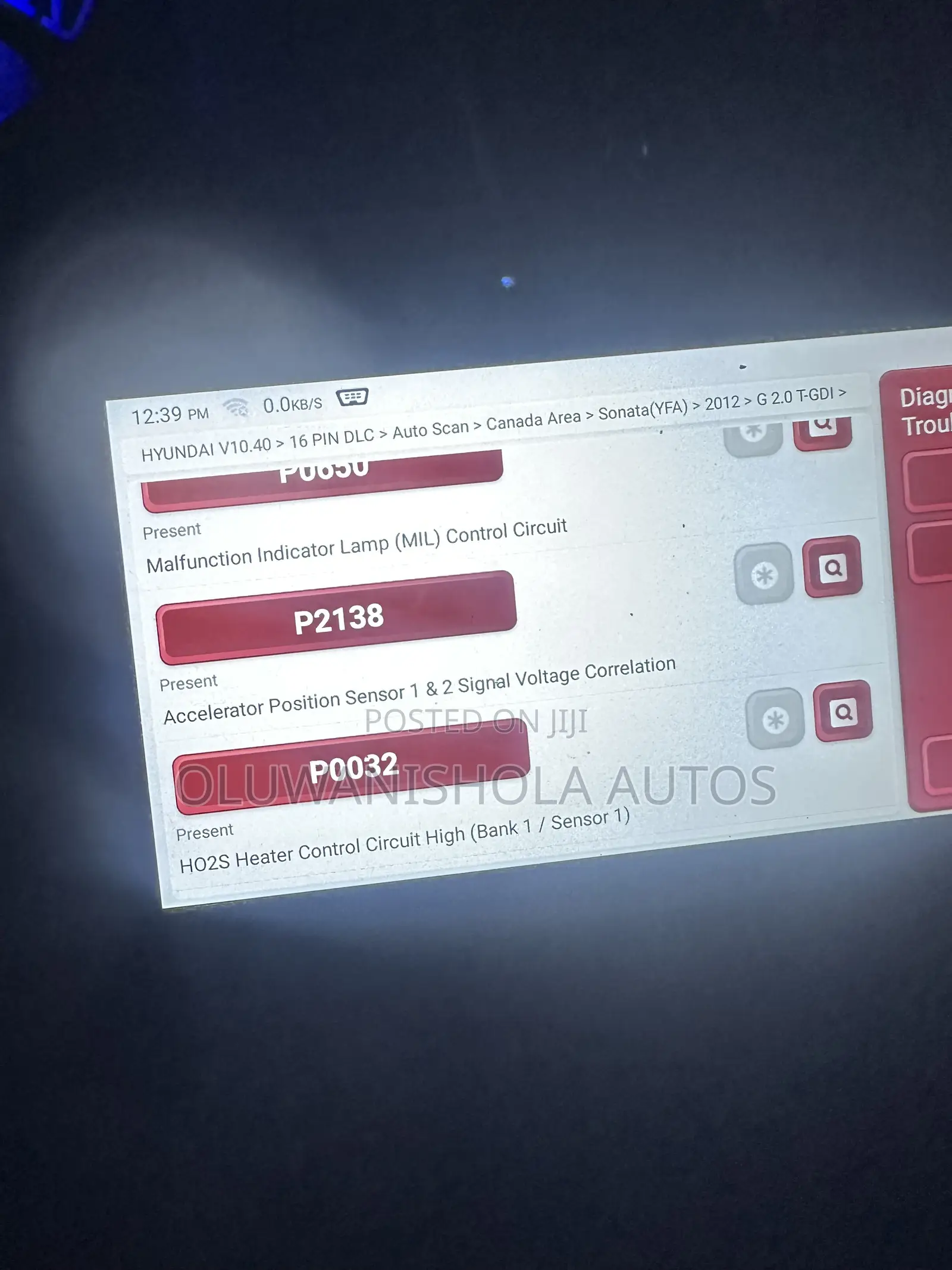 Hyundai Specialist With Scanner Tools