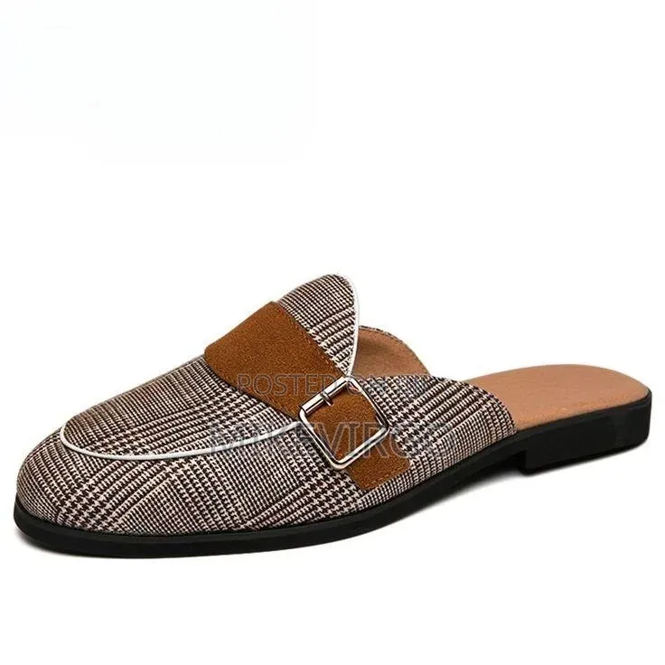Men's Customized Leather Half Shoe