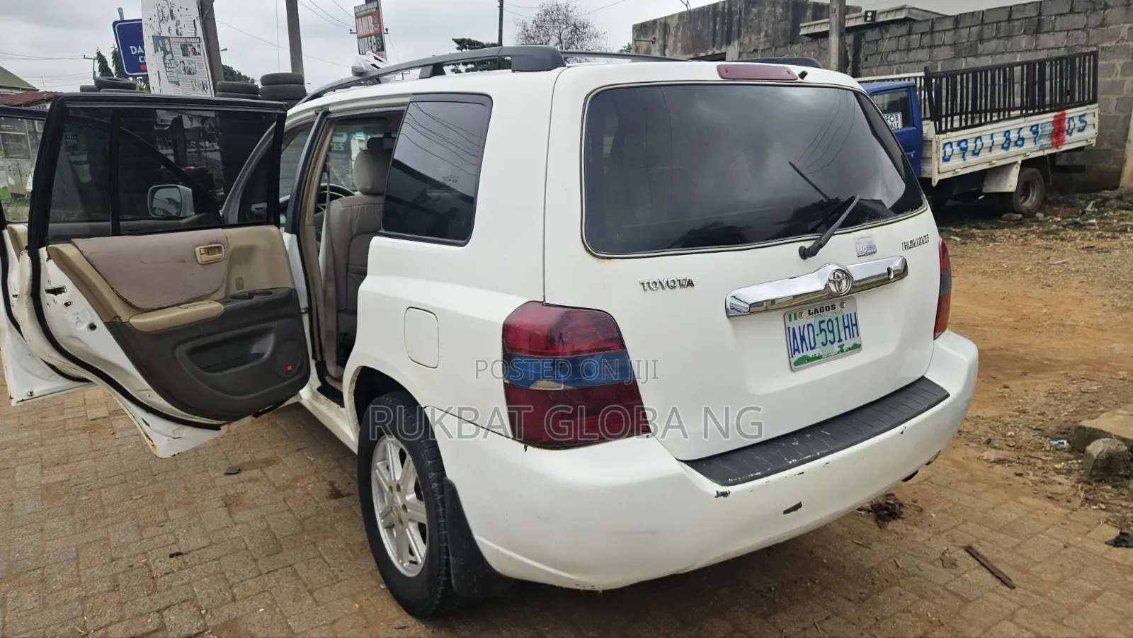 Toyota Highlander Base AWD 2004 White