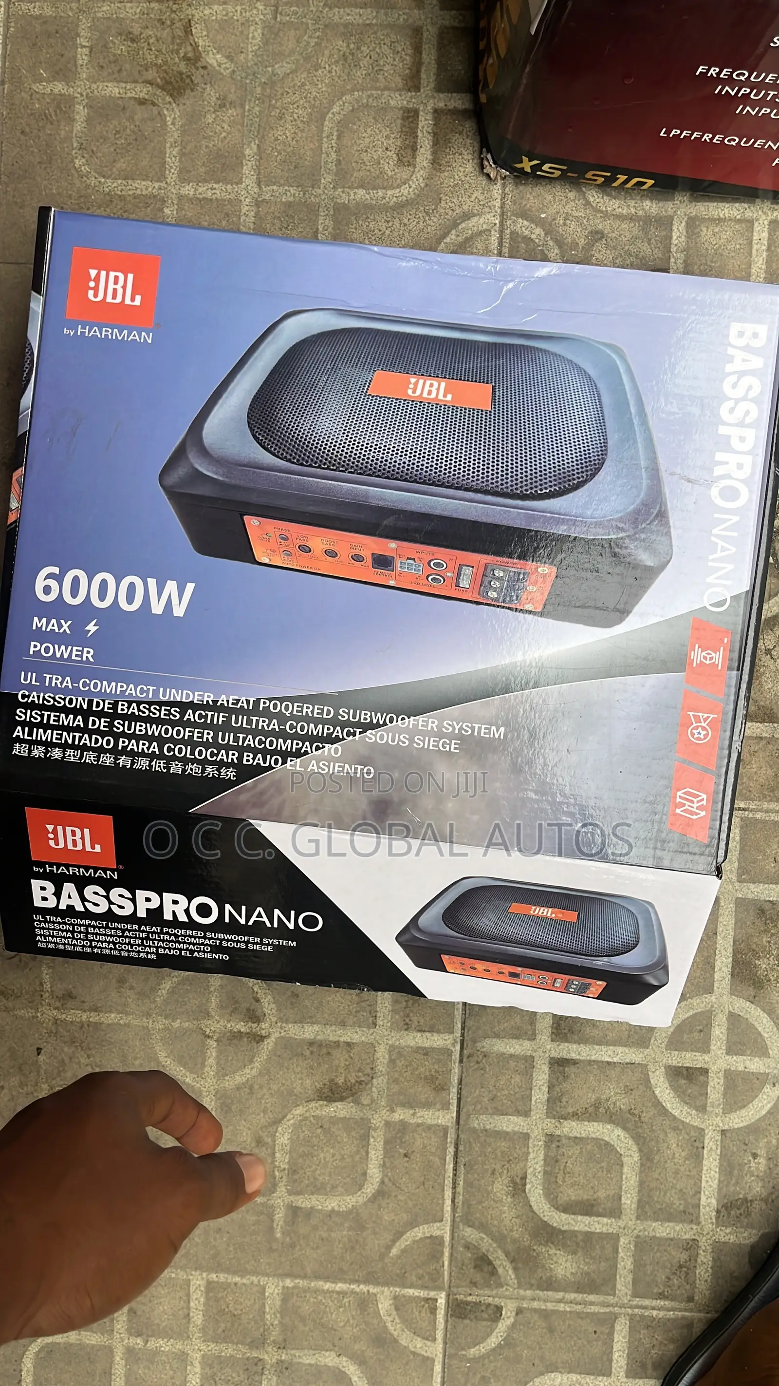 BASSPRO JBL Under Seat Subwoofer  6000w Max Power