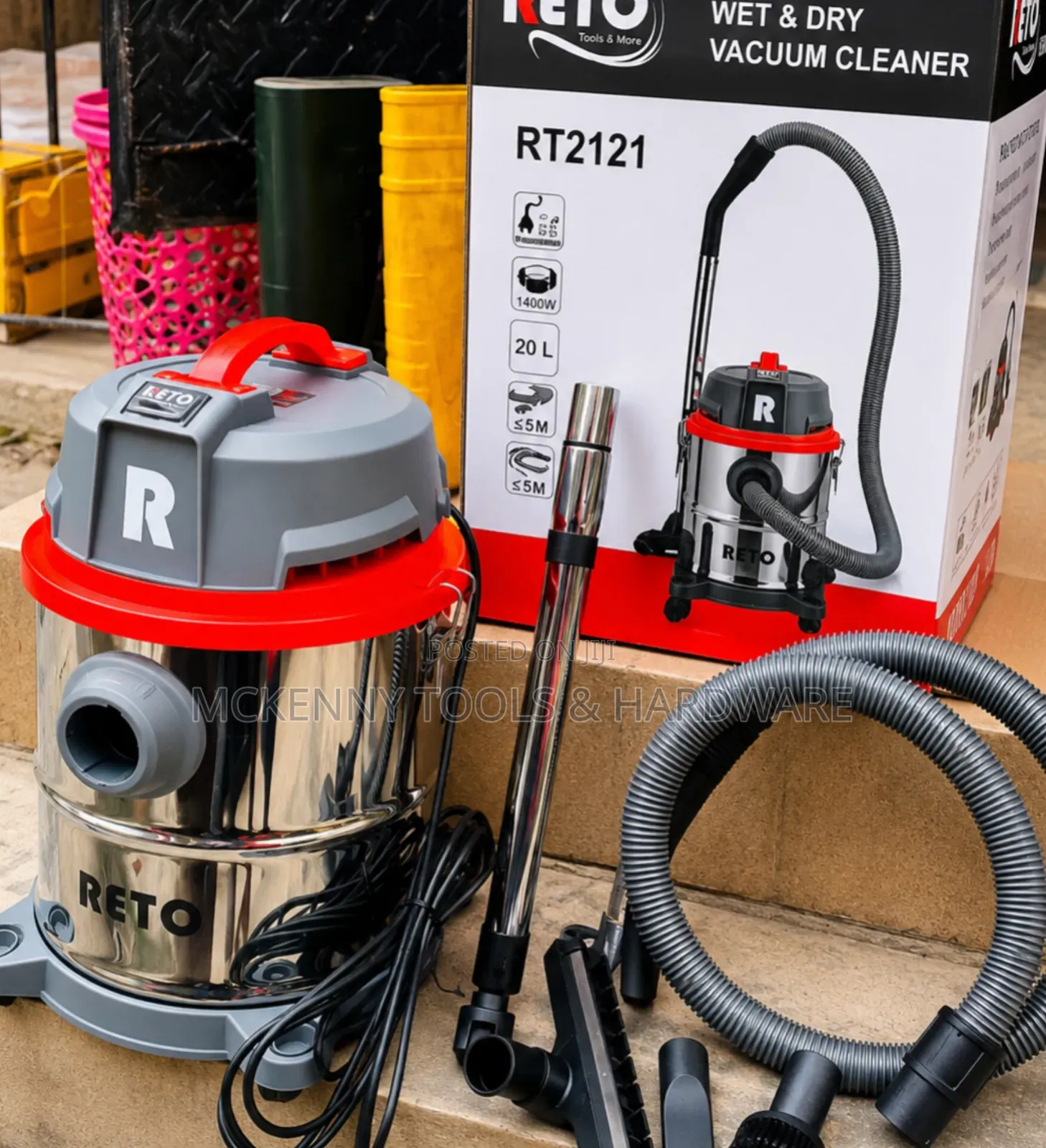 The RETO Africa Wet Dry Vacuum Cleaner (Model RT2121)