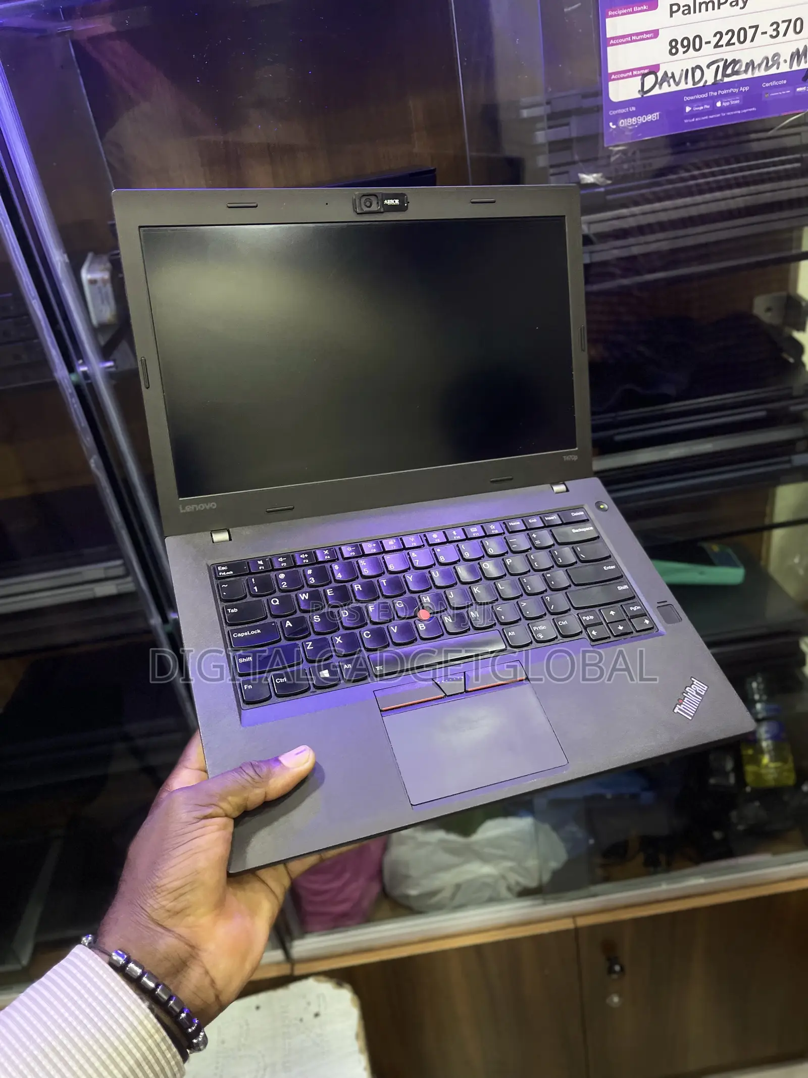 Laptop Lenovo ThinkPad T470p 8GB Intel Core i7 SSD 256GB