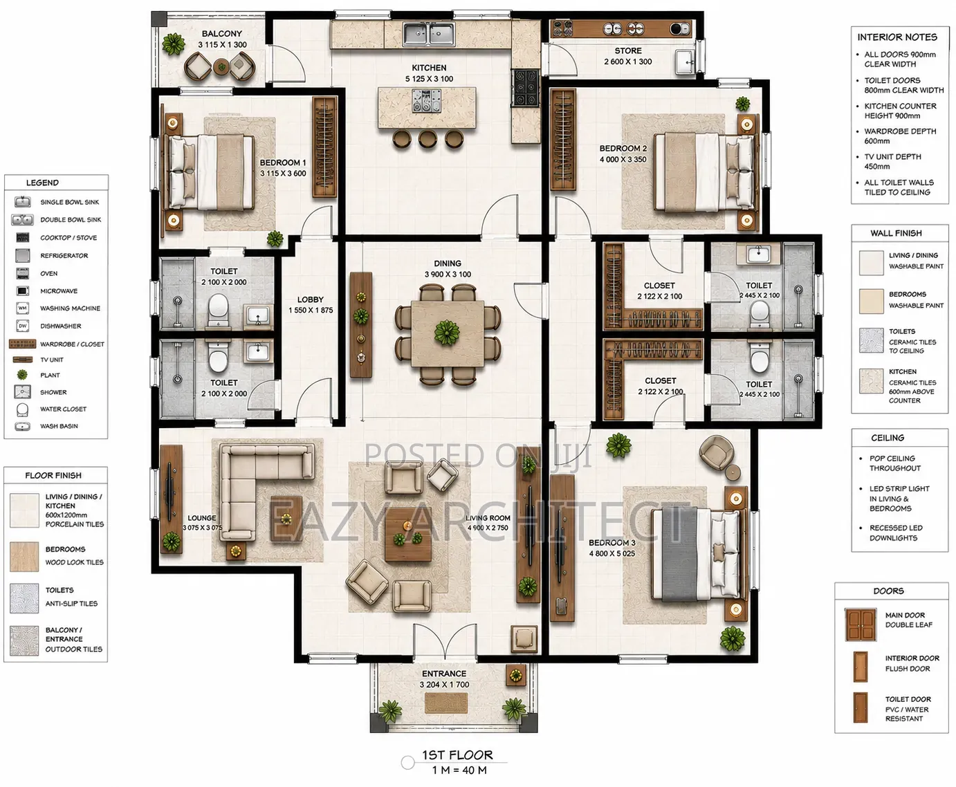 Architect of Building Approval Drawings and Regulation With Details