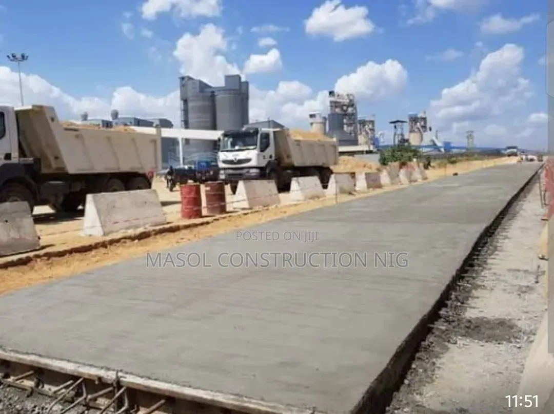 , Interlock Road, Concrete Road Construction