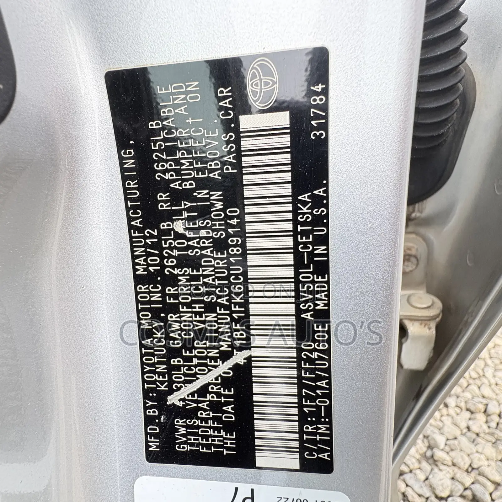 Toyota Camry 2013 Silver