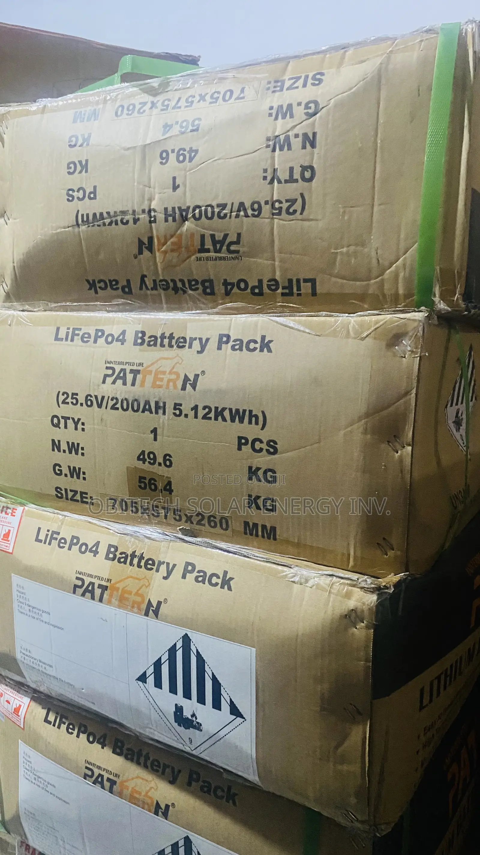 5kWh 25.6v/200ah Pattern Lithium Battery