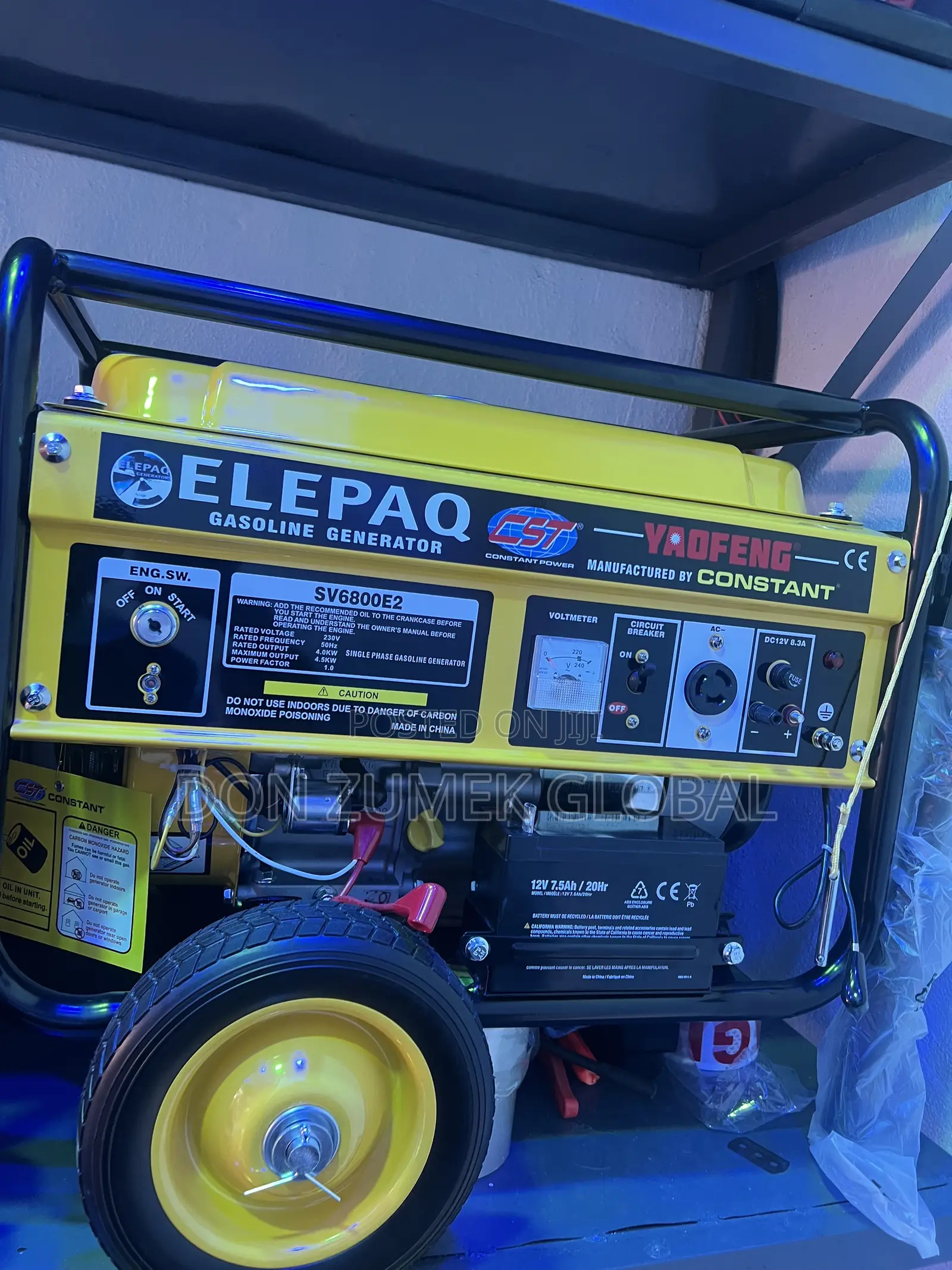 Elepaq Constant Generator Key Starter 4.5kva