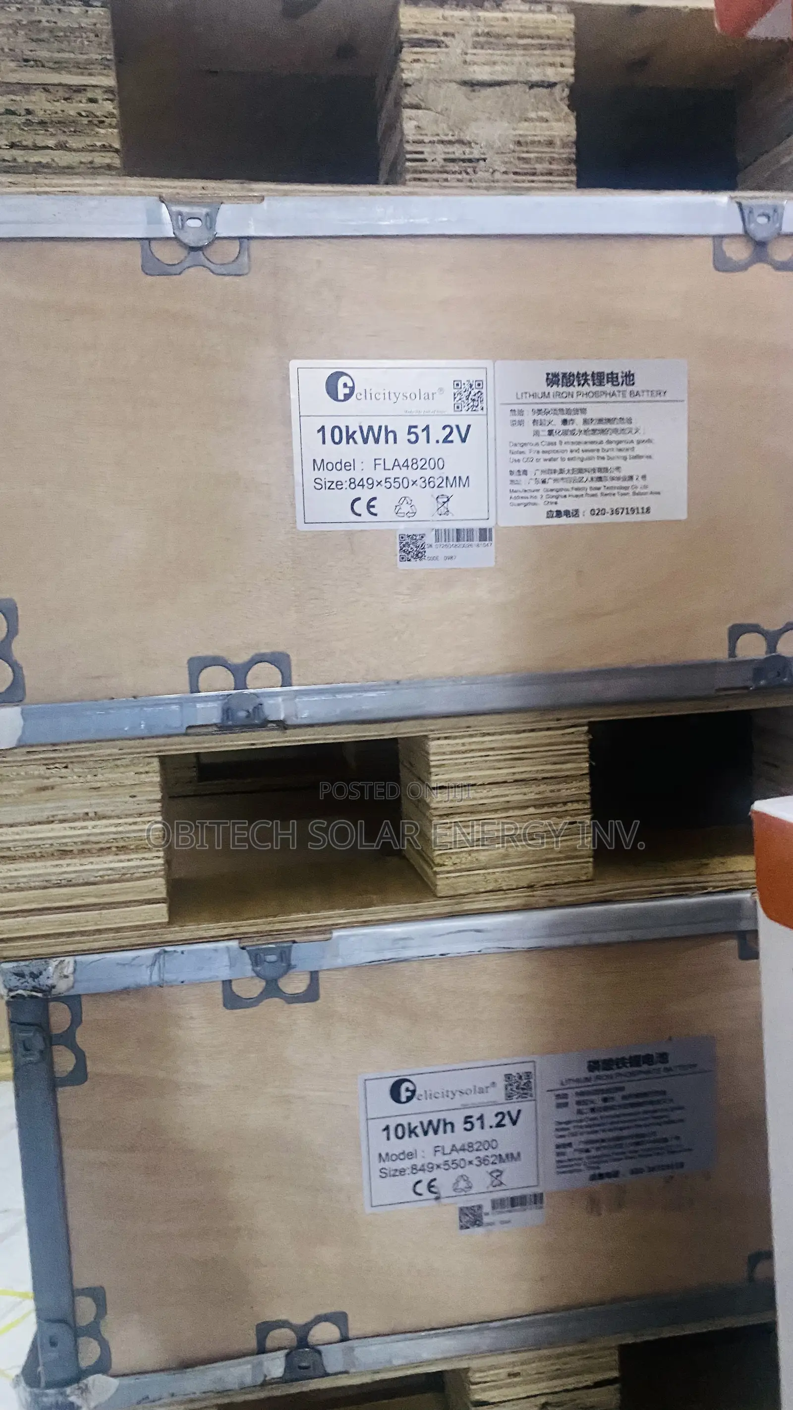 10kWh 51.2v/200ah Felicity Lithium Ion Phosphate Battery