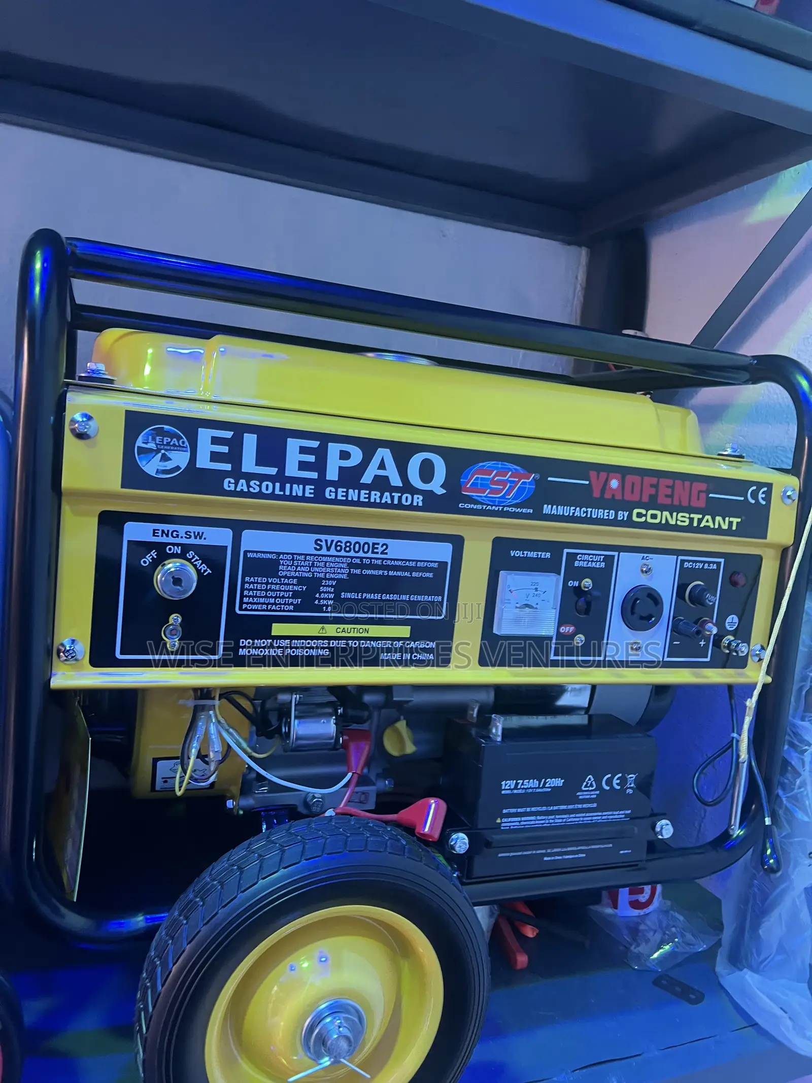 Elepaq Constant Generator Key Starter 4.5kva