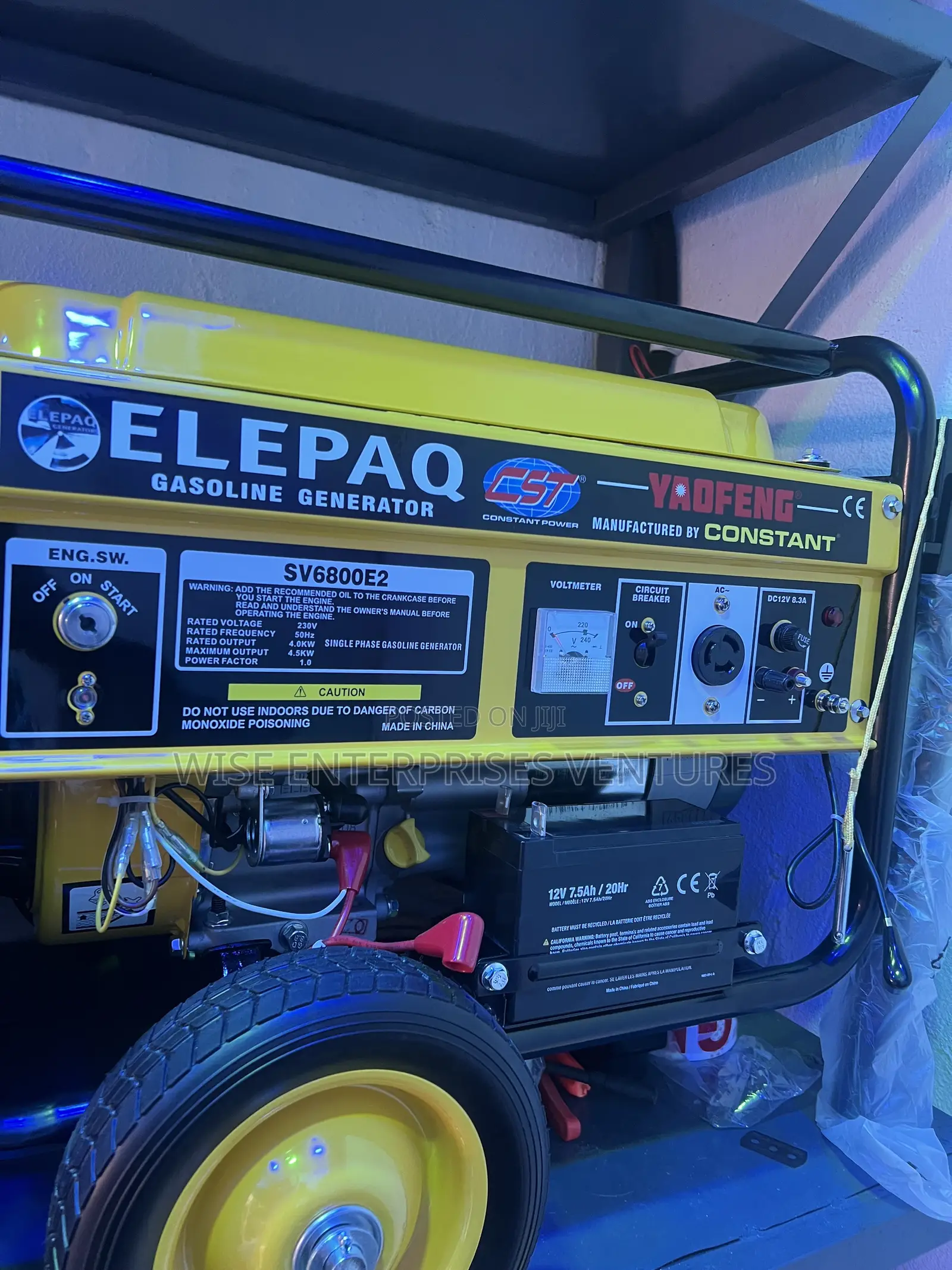 Elepaq Constant Generator Key Start 4.5kva