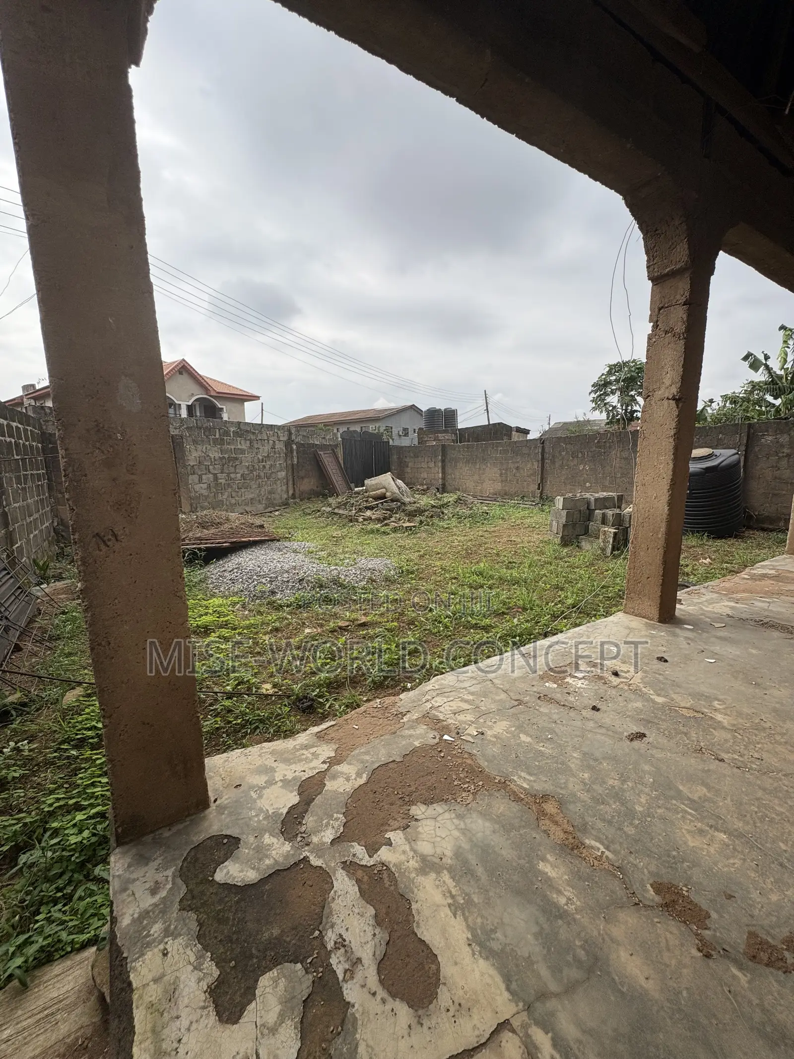 1 Full Plot and Half With 8-Room Bungalow for Lease