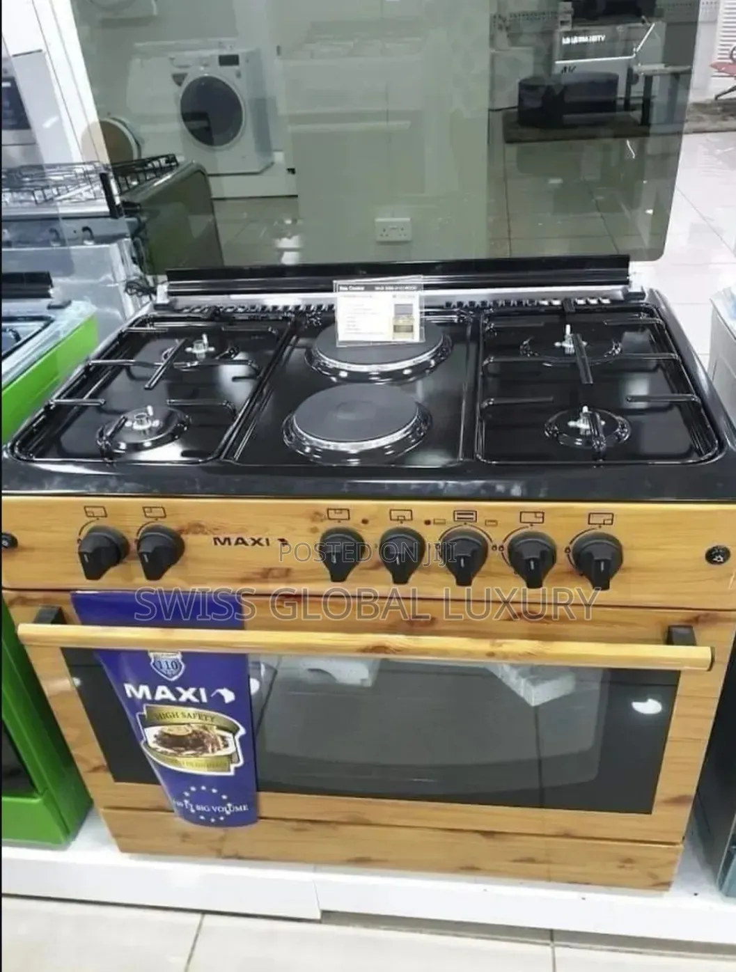 High Grade 4+2 Gas Cooker Ideal for Home