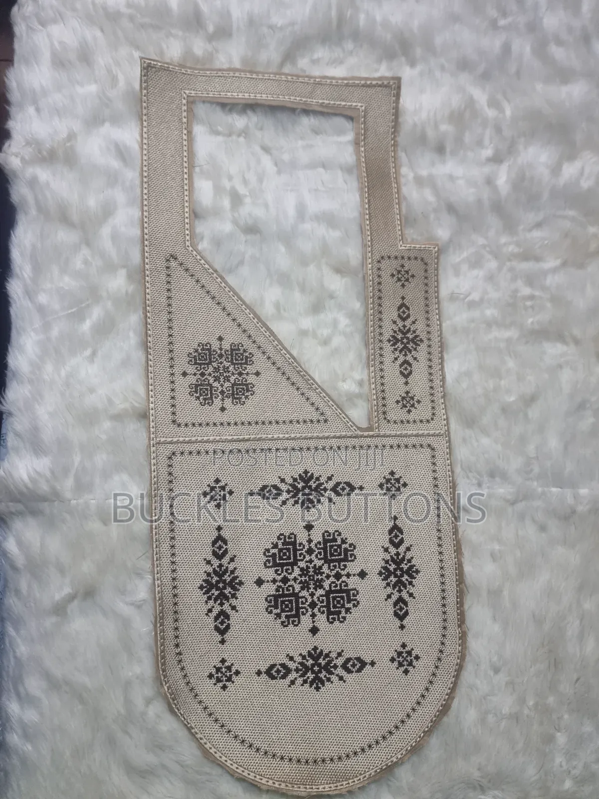 Brown Agbada Monogram Design