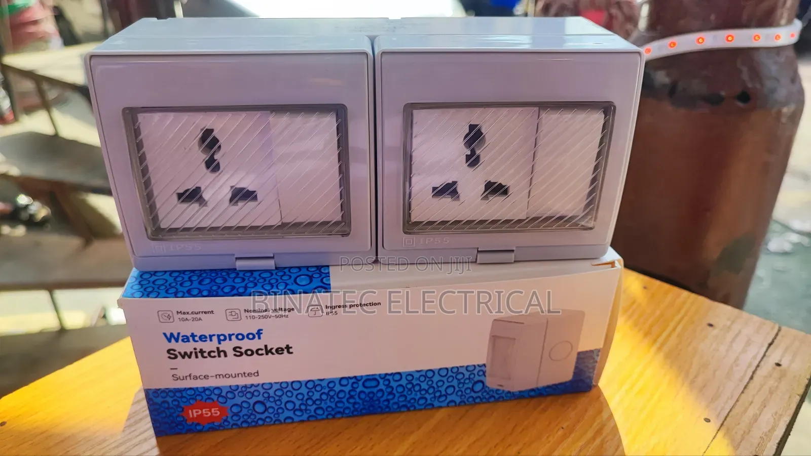 Waterproof Double Socket