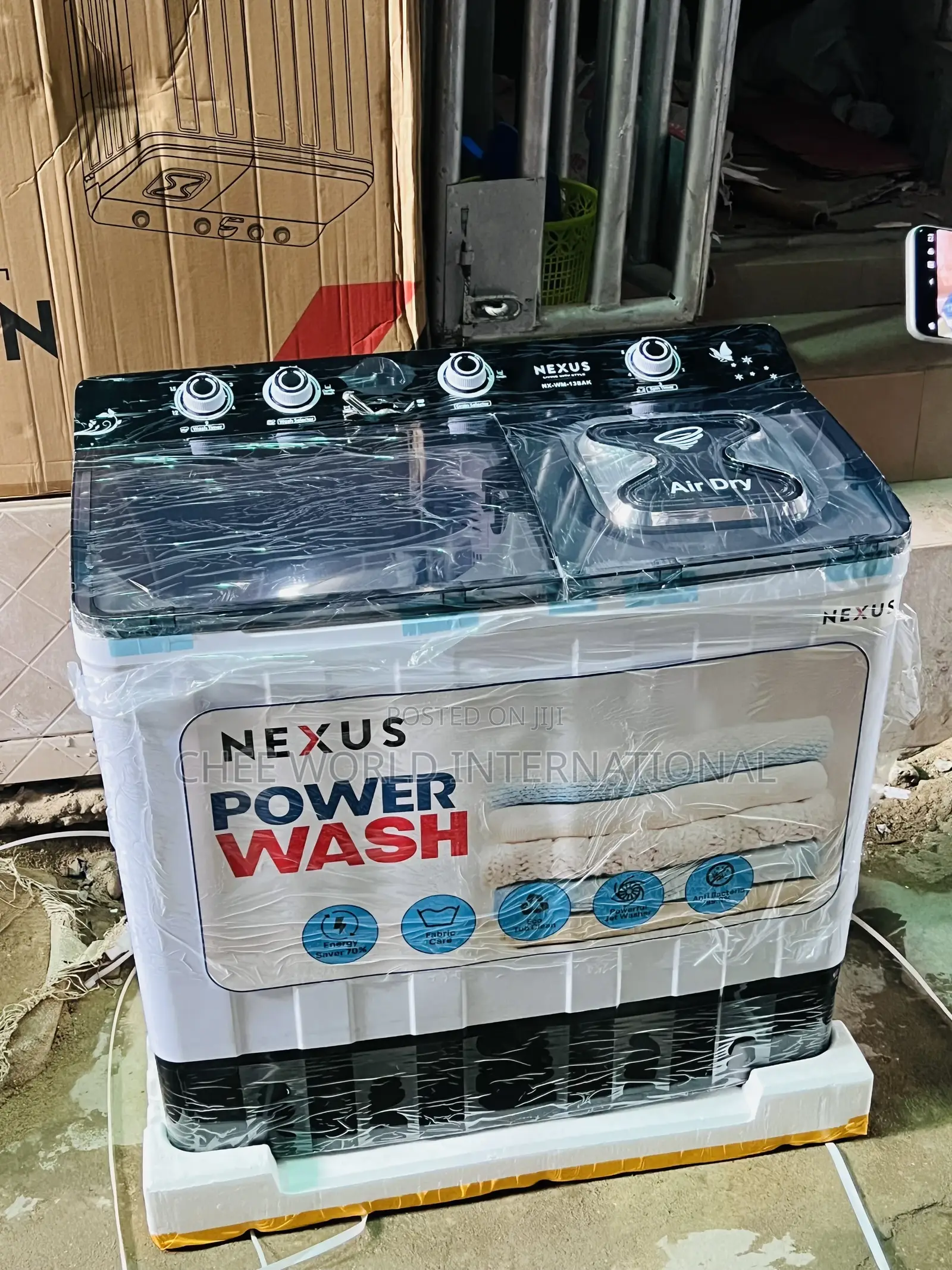 Original Nexus 13kg Twin Tub Manual Washer – Durable Efficient