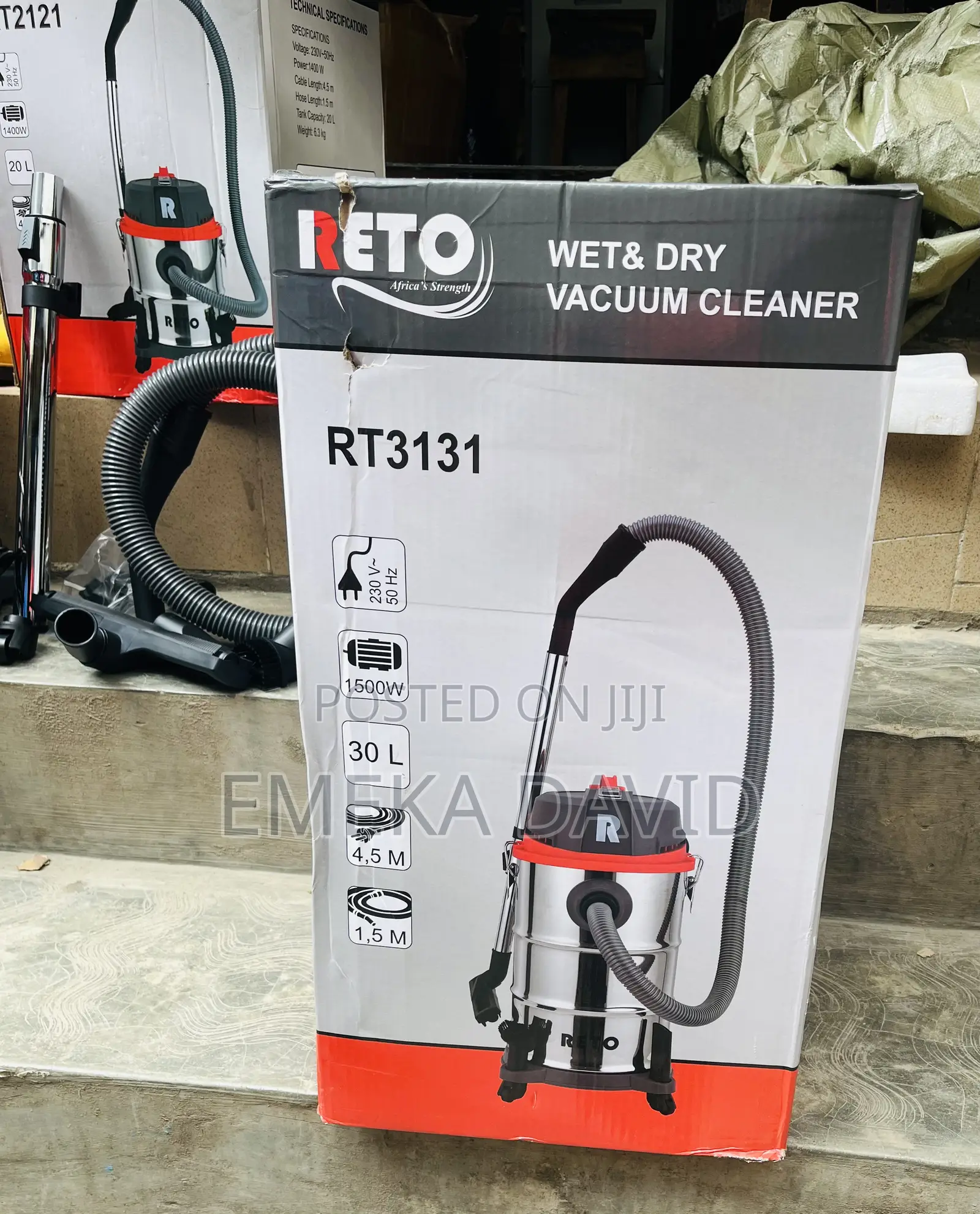 Reto RT3131 Wet Dry Vacuum Cleaner