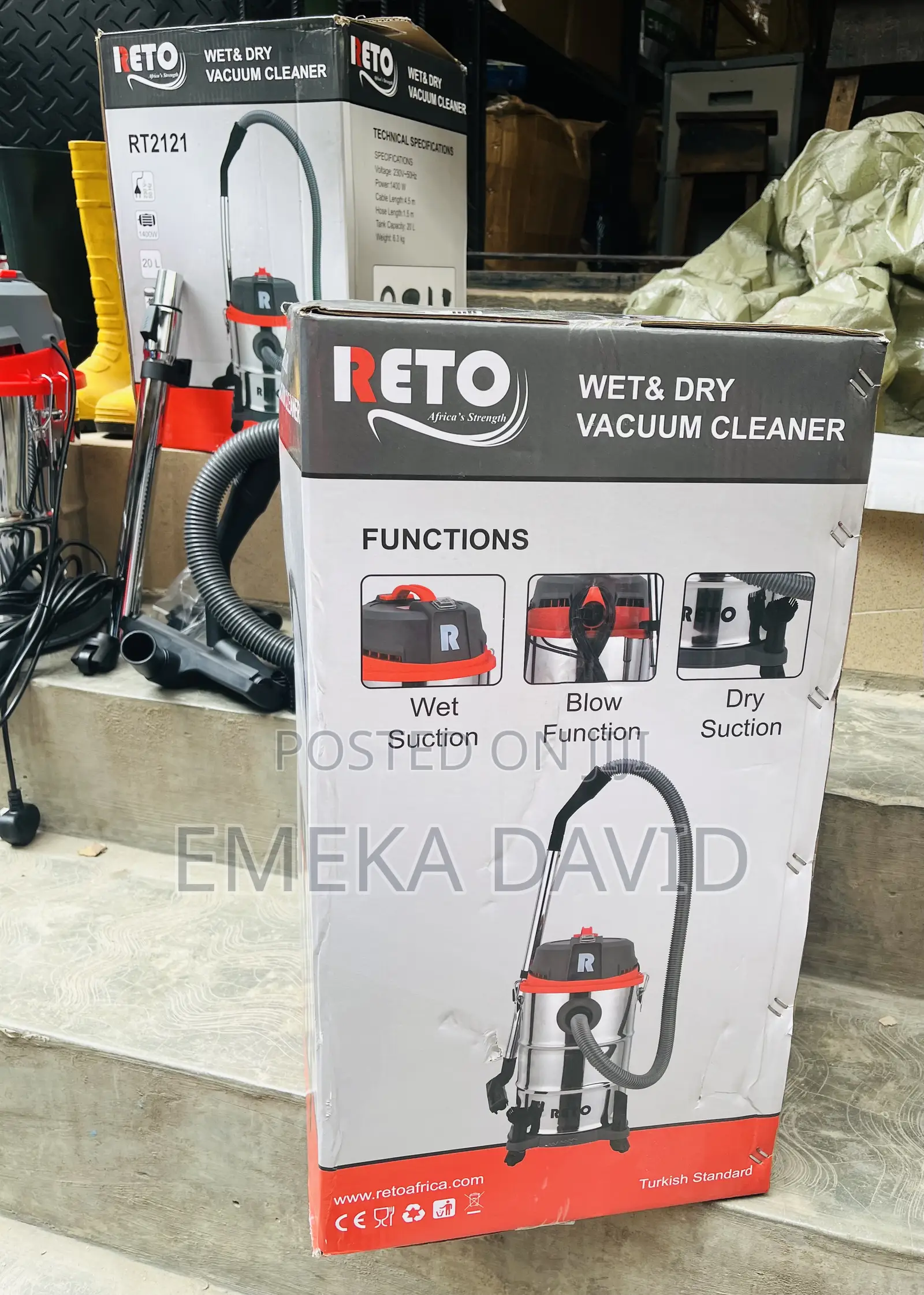 Reto RT3131 Wet Dry Vacuum Cleaner