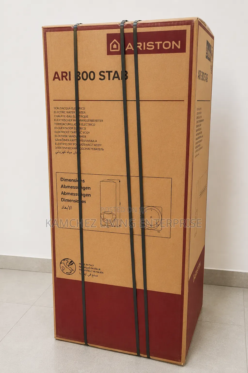 300L Ariston Italian Electric Water Heater - Ariston ARI 300 STAB