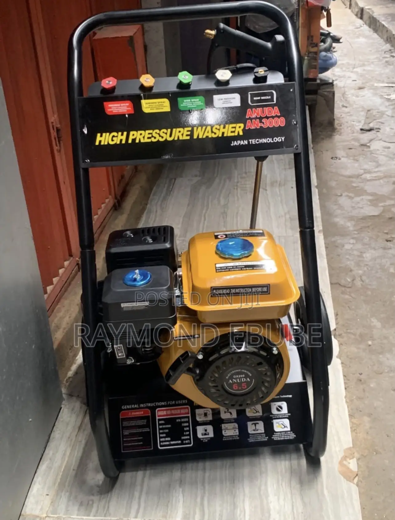 Anuda AN3000 High Pressure Washer 6.5 HP