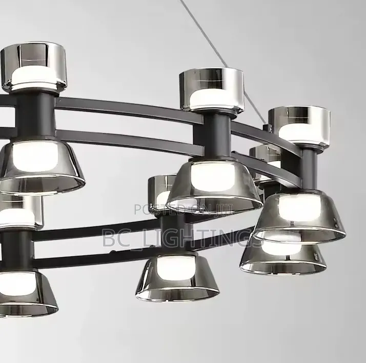 Modern Luxury Glass Chandelier Lights Living Room Bedroom Restaurant