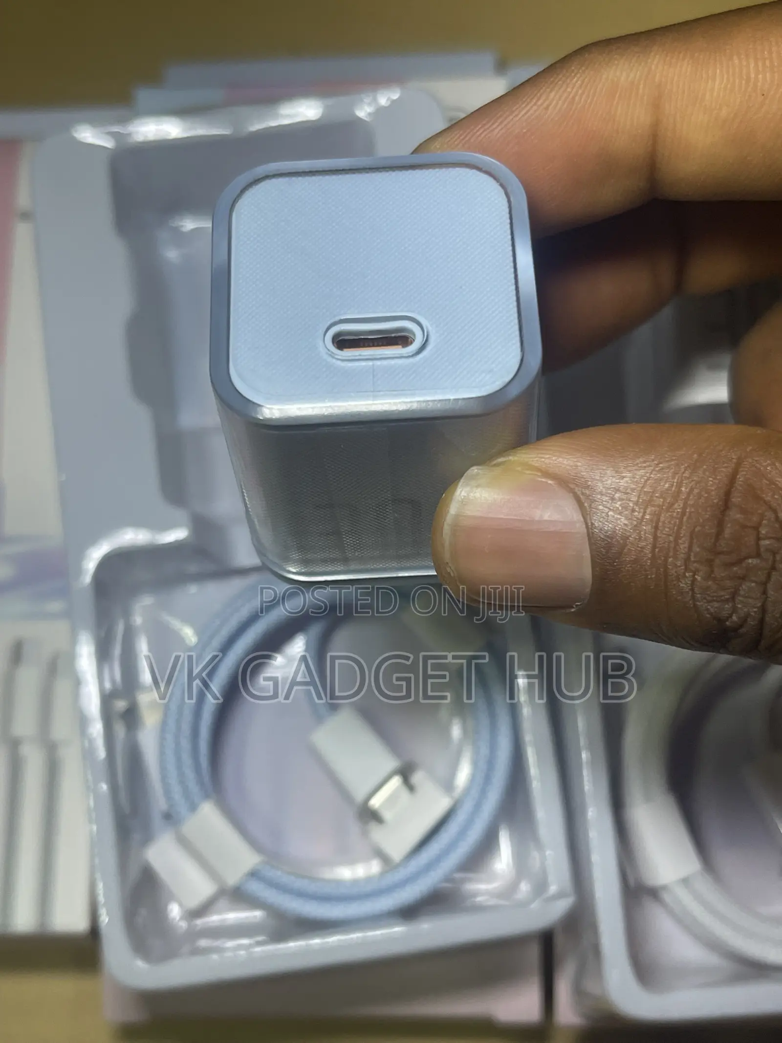 YENAI 30W GaN PD Fast Charger + iPhone Cable (Lightening Cord)