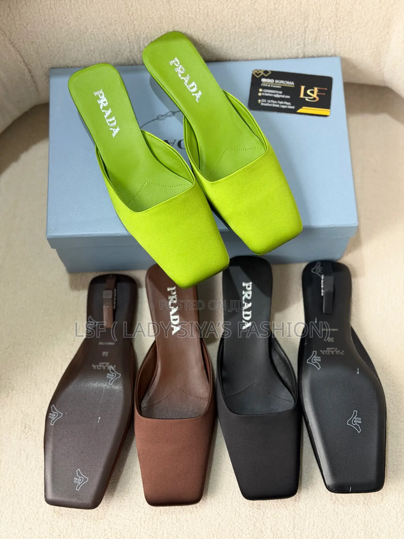 Luxury Prada Kitten Heels