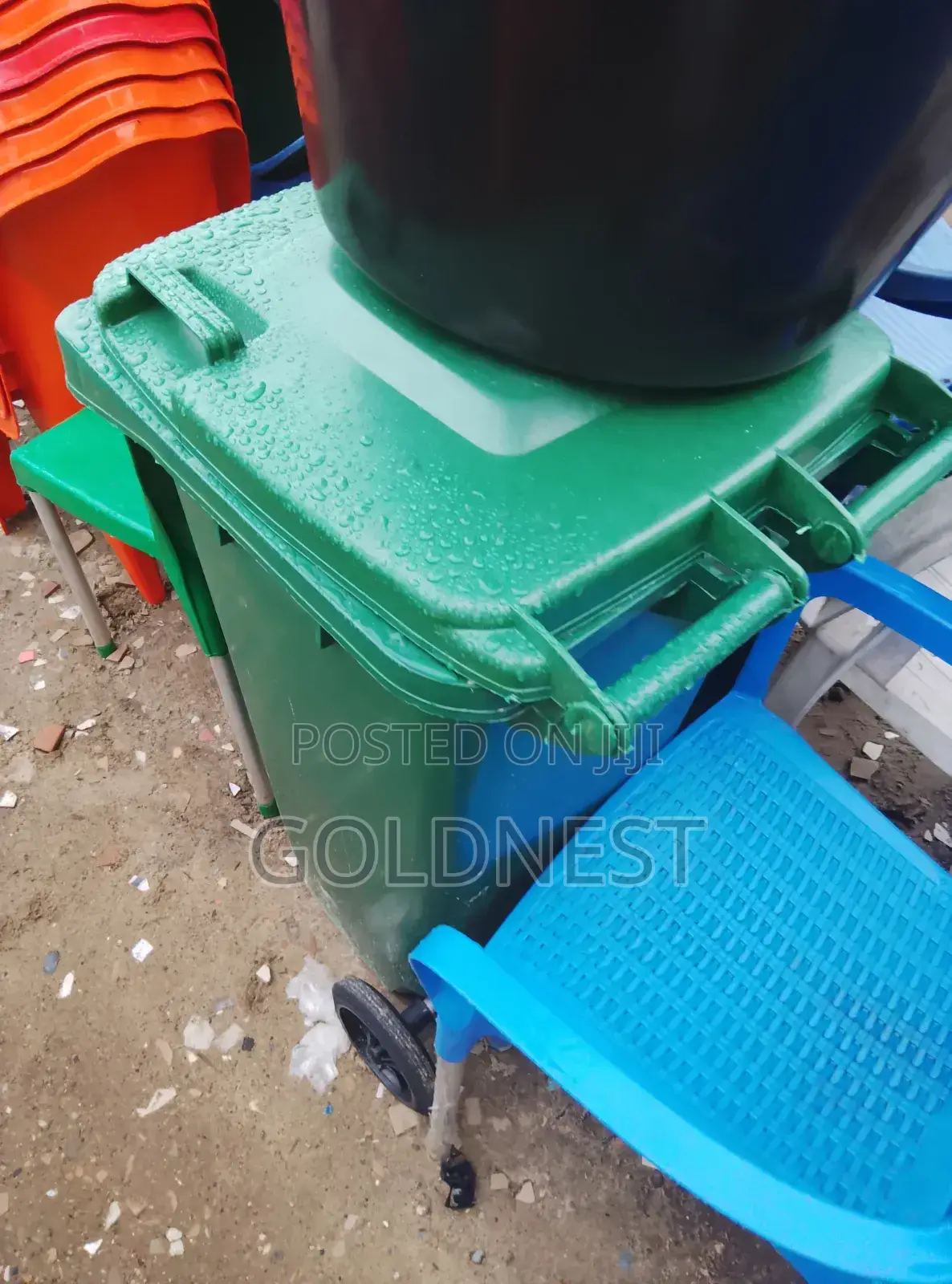 Plastic Waste Bin 120ltr