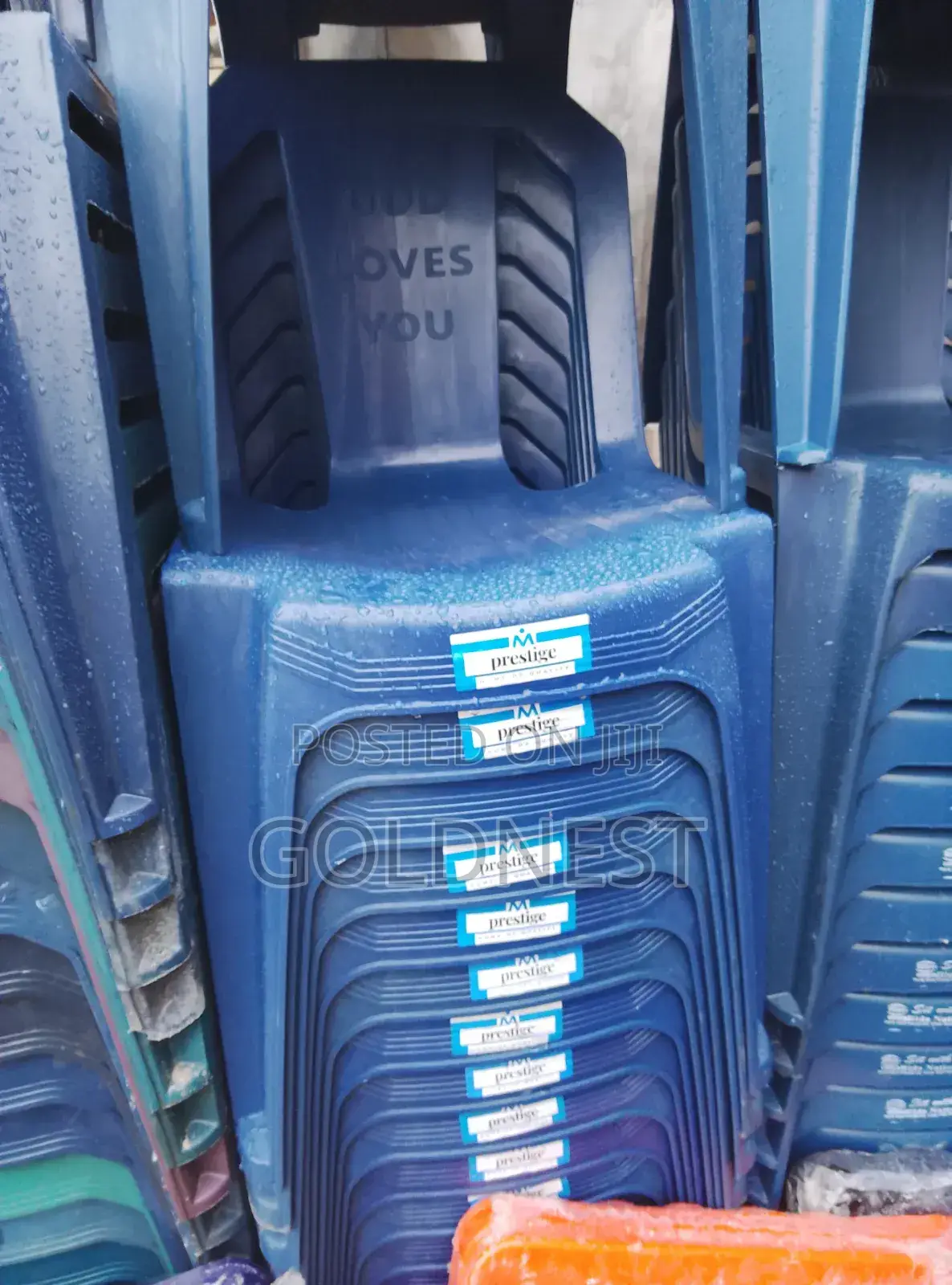 Molded Plastic Armless Monobloc Chairs