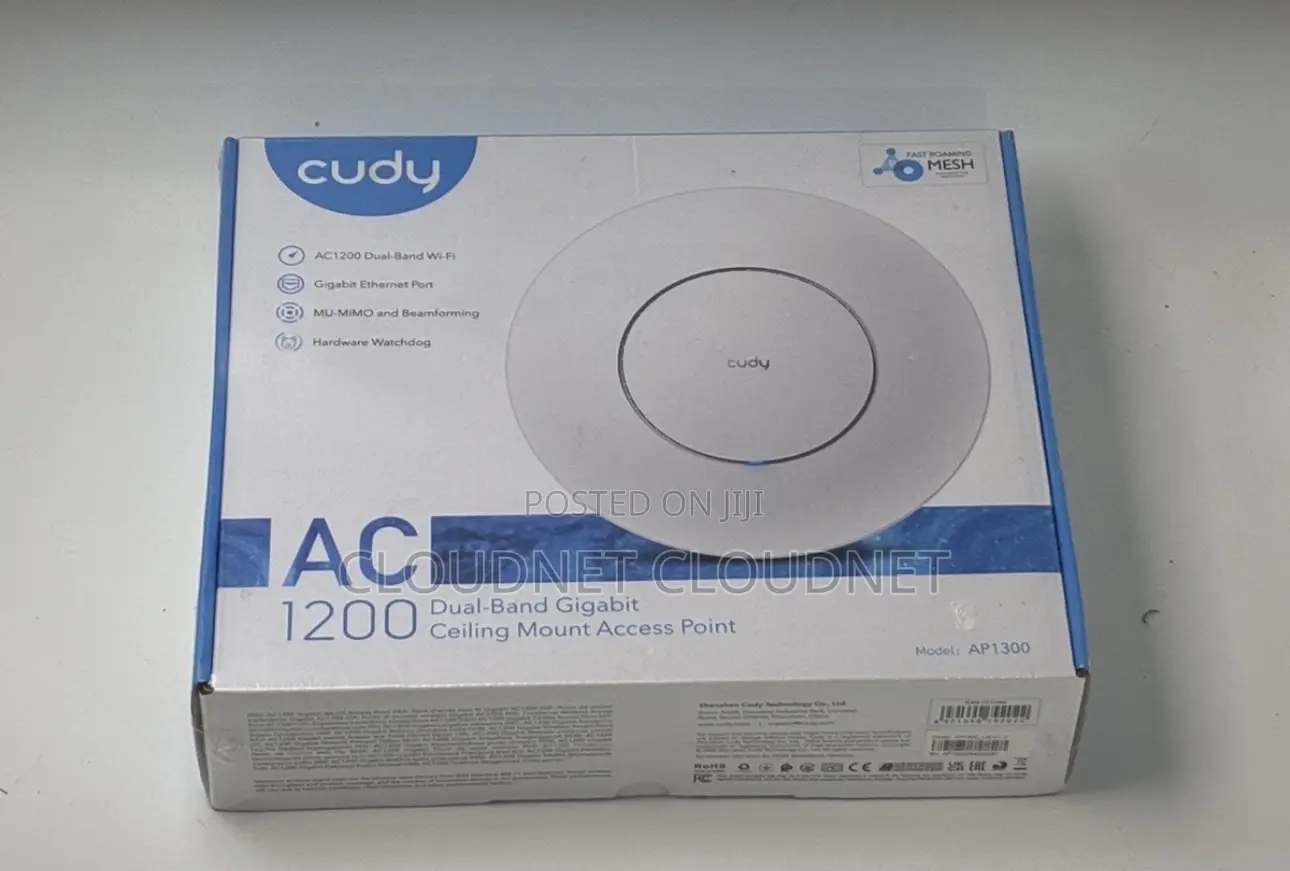 Cudy AC1200 AP1300 DualBand Gigabit Mesh Ceiling Mount Access Point