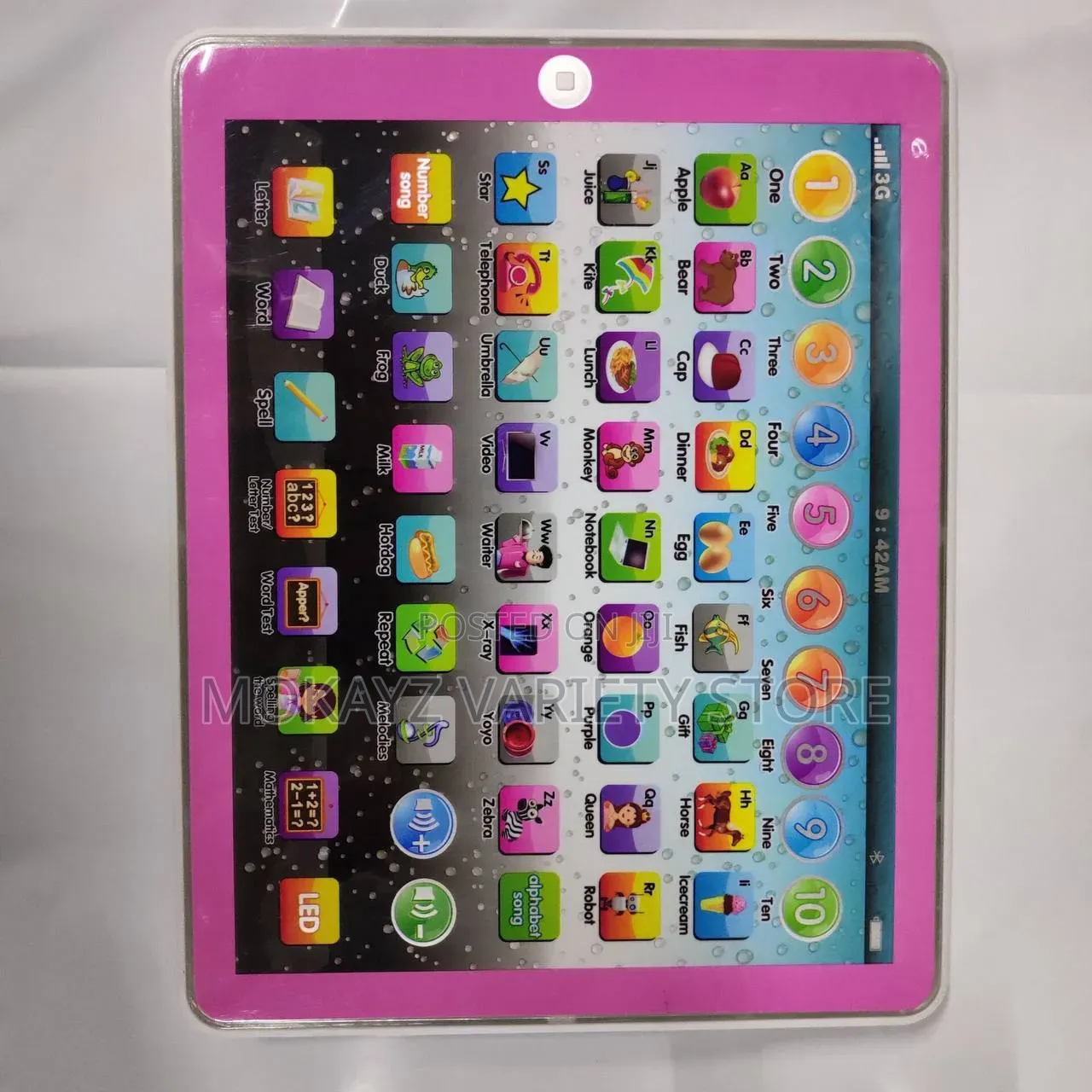 Battery-Operated Educational Playpad Tablet