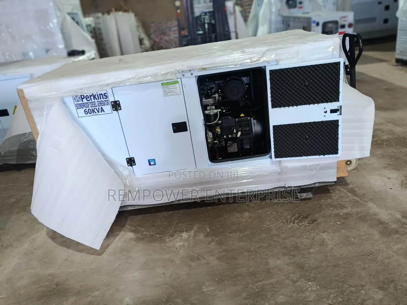 Brand New 60kva Perkins Soundproof Generator Up for Grabs