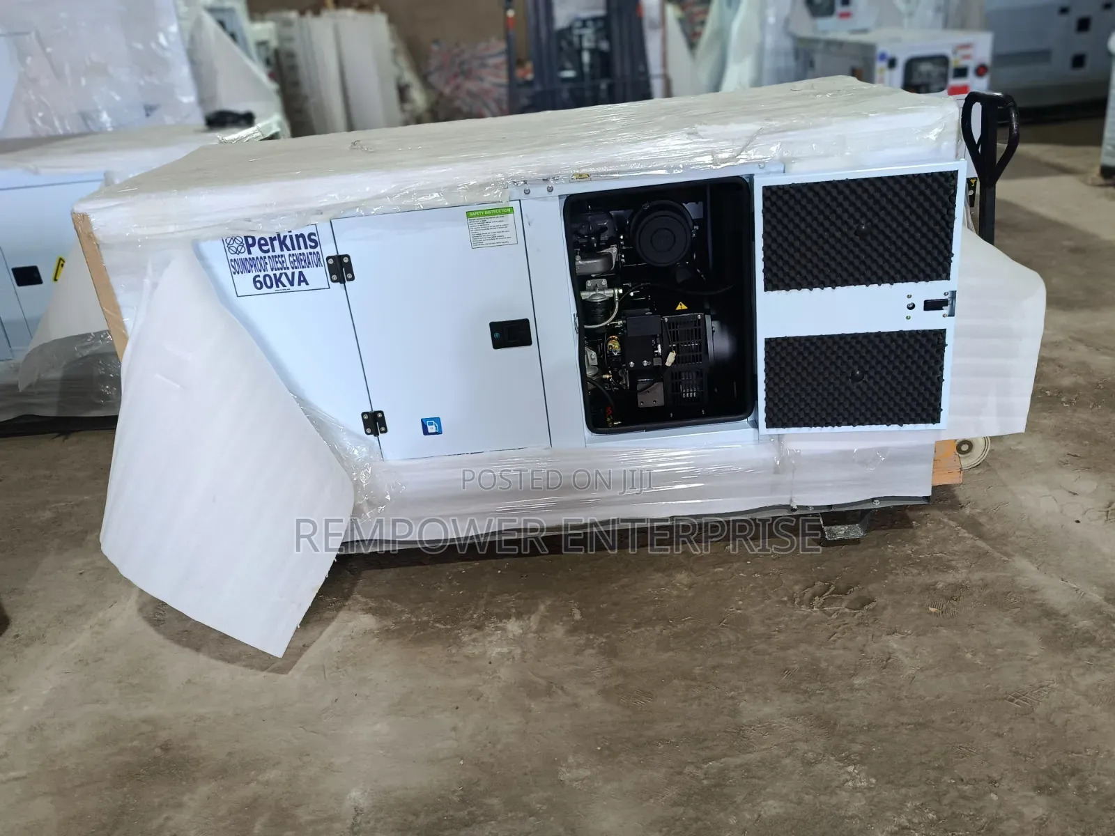 Brand New 60kva Perkins Soundproof Generator Up for Grabs