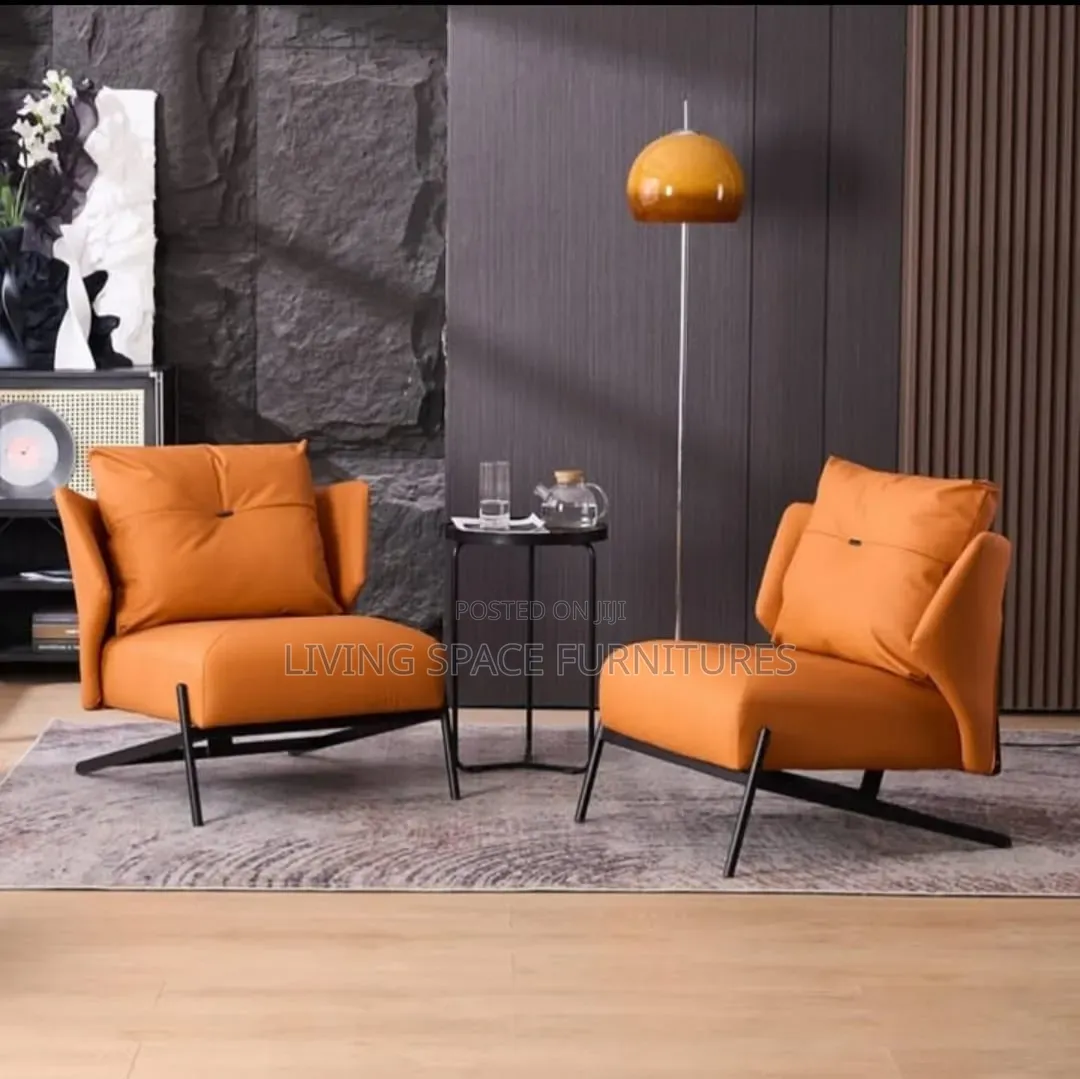 Comfortable Accent Leather/Fabric Chairs